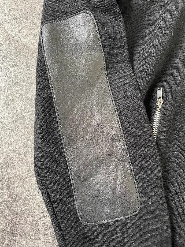Saint Laurent Paris Saint Laurent Paris Patchwork leather zipper hooded cardig Size US S / EU 44-46 / 1 - 3 Thumbnail