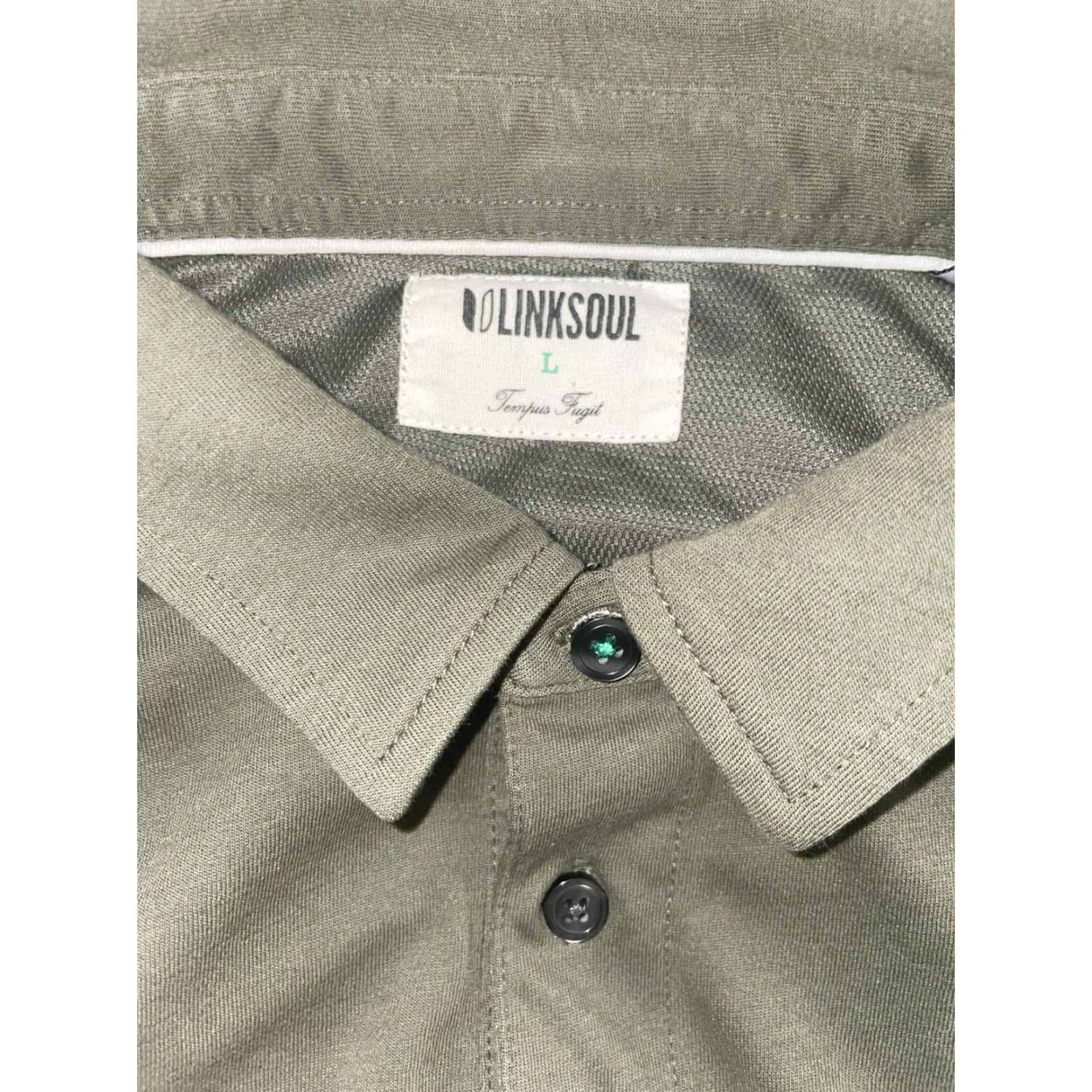 Vintage VINTAGE Linksoul Polo Shirt Adult Men L Green 1919 Pebble Beach Golf Links Mens L Green Polo Golf Size US L / EU 52-54 / 3 - 5 Thumbnail