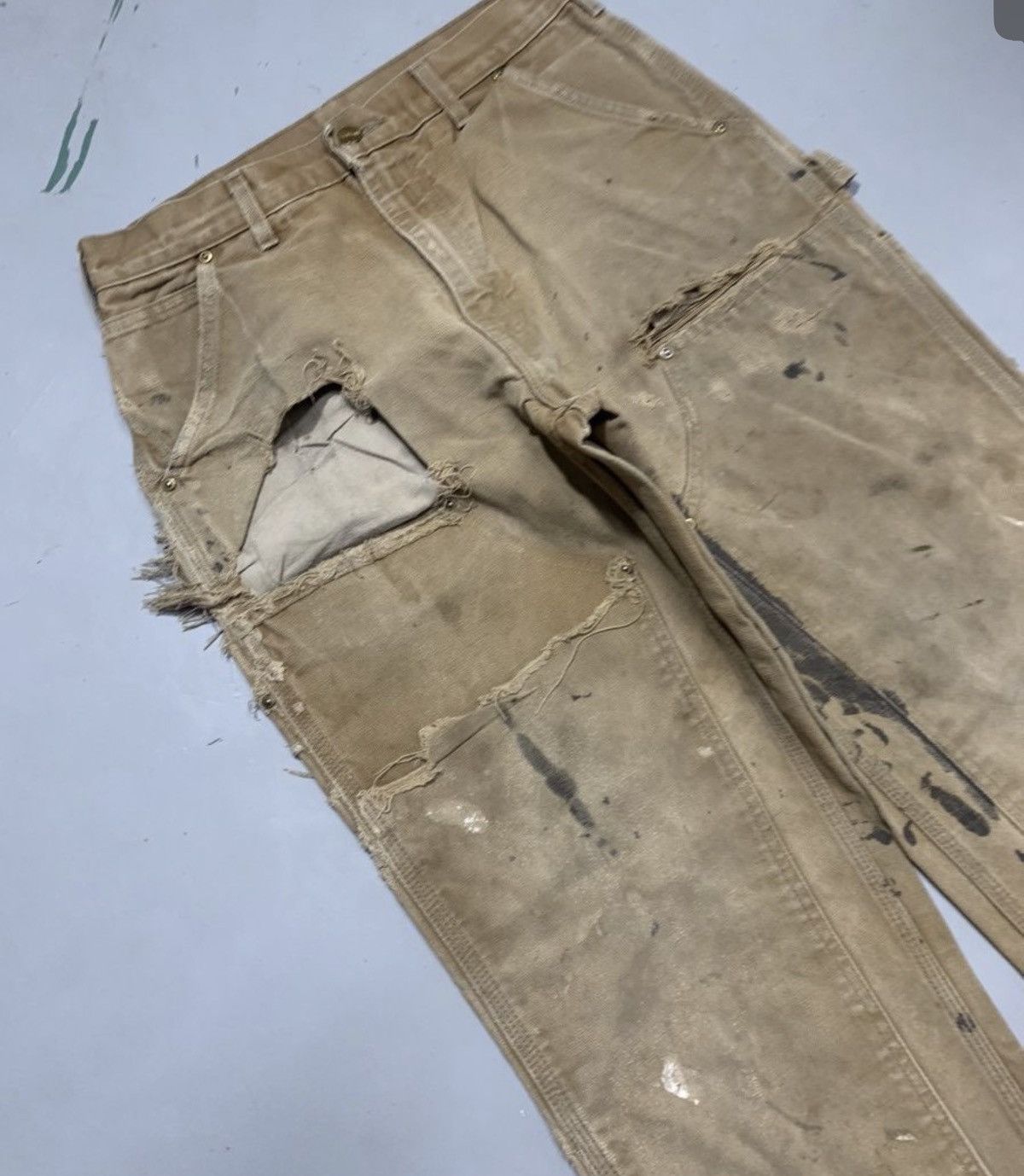 Carhartt Vintage carhartt double knee denim Size US 30 / EU 46 - 3 Thumbnail
