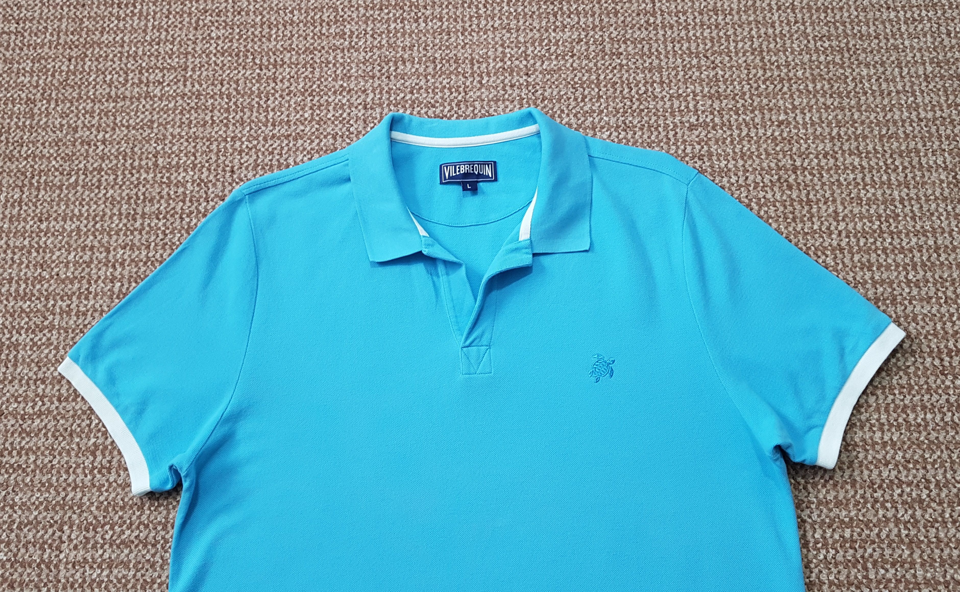 Vilebrequin Vilebrequin Cotton Pique Polo Shirt RRP $150 sz L Size US L / EU 52-54 / 3 - 2 Thumbnail