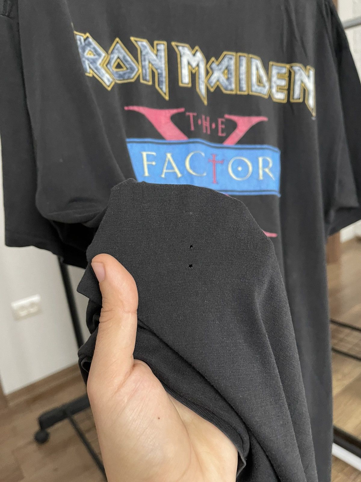 Band Tees 1995 Iron Maiden The X Factor Vintage Rock Band T-Shirt Tee Size US XL / EU 56 / 4 - 19 Thumbnail