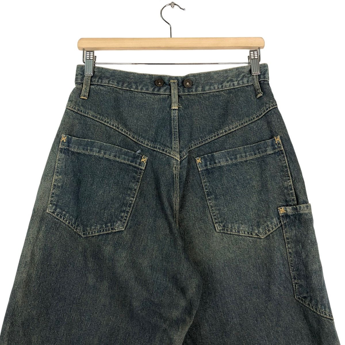 Issey Miyake 🔥VINTAGE DENIM JEANS LOOSE CUT JAPAN MADE Size US 30 / EU 46 - 8 Thumbnail