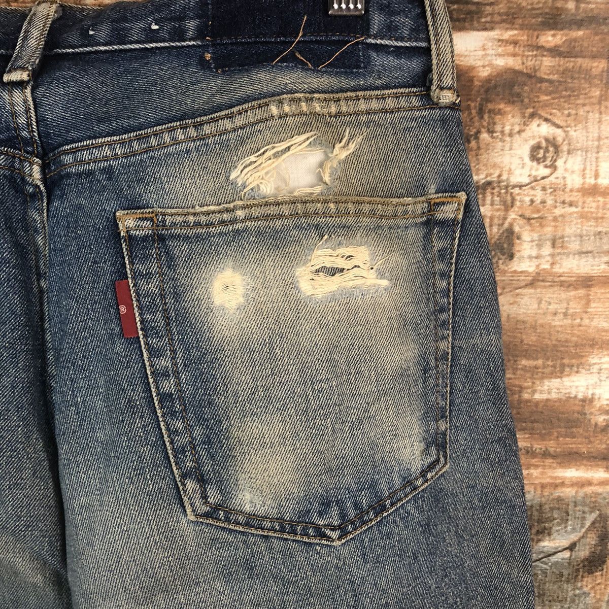 Japanese Brand DL Japanese Brand Blue Denim Pants #C257 Size US 30 / EU 46 - 17 Thumbnail