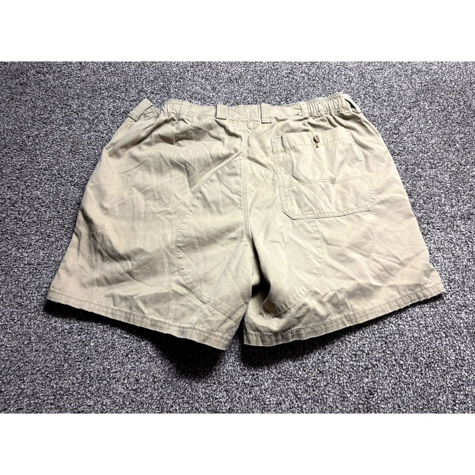 Polo Ralph Lauren Ralph Lauren Military Shorts Mens 1XB Brown Paratrooper Cotton Chino Zip Front Flat Front Pockets Casual 40 Regular Size 40 6in Inseam Size US 40 / EU 56 - 2 Thumbnail