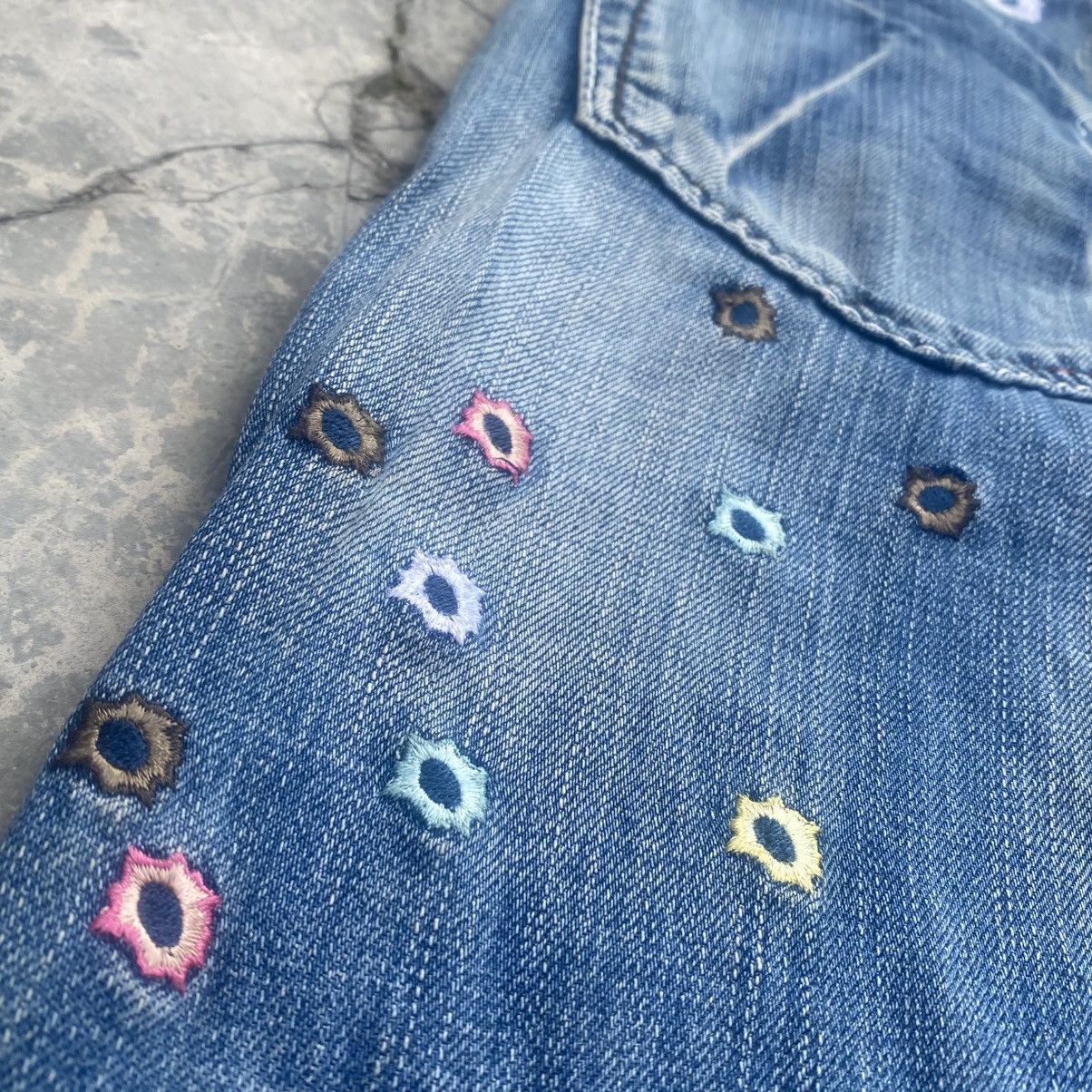 Artful Dodger ARTFUL DODGER Grunge Gun Shot Jeans Size US 32 / EU 48 - 6 Thumbnail