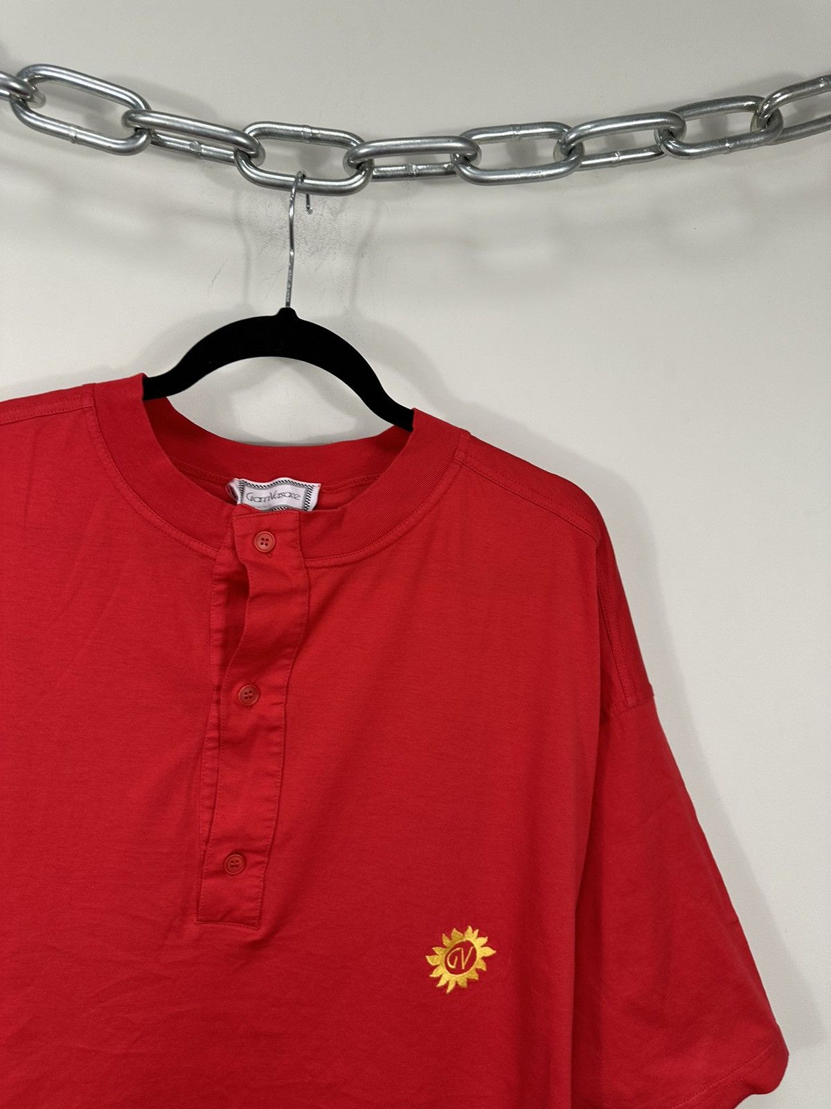 Versace Vintage Gianni Versace Buttons Rare Logo Luxury Tee Size US XL / EU 56 / 4 - 4 Thumbnail