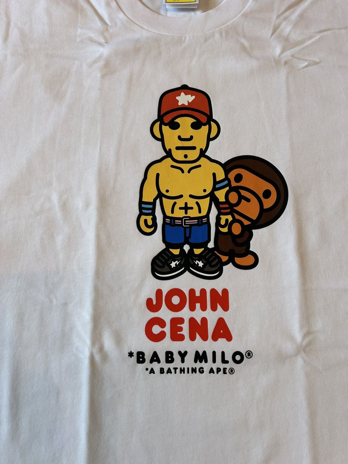 Bape BAPE X WWE John Cena Baby Milo Tee Size US M / EU 48-50 / 2 - 4 Thumbnail