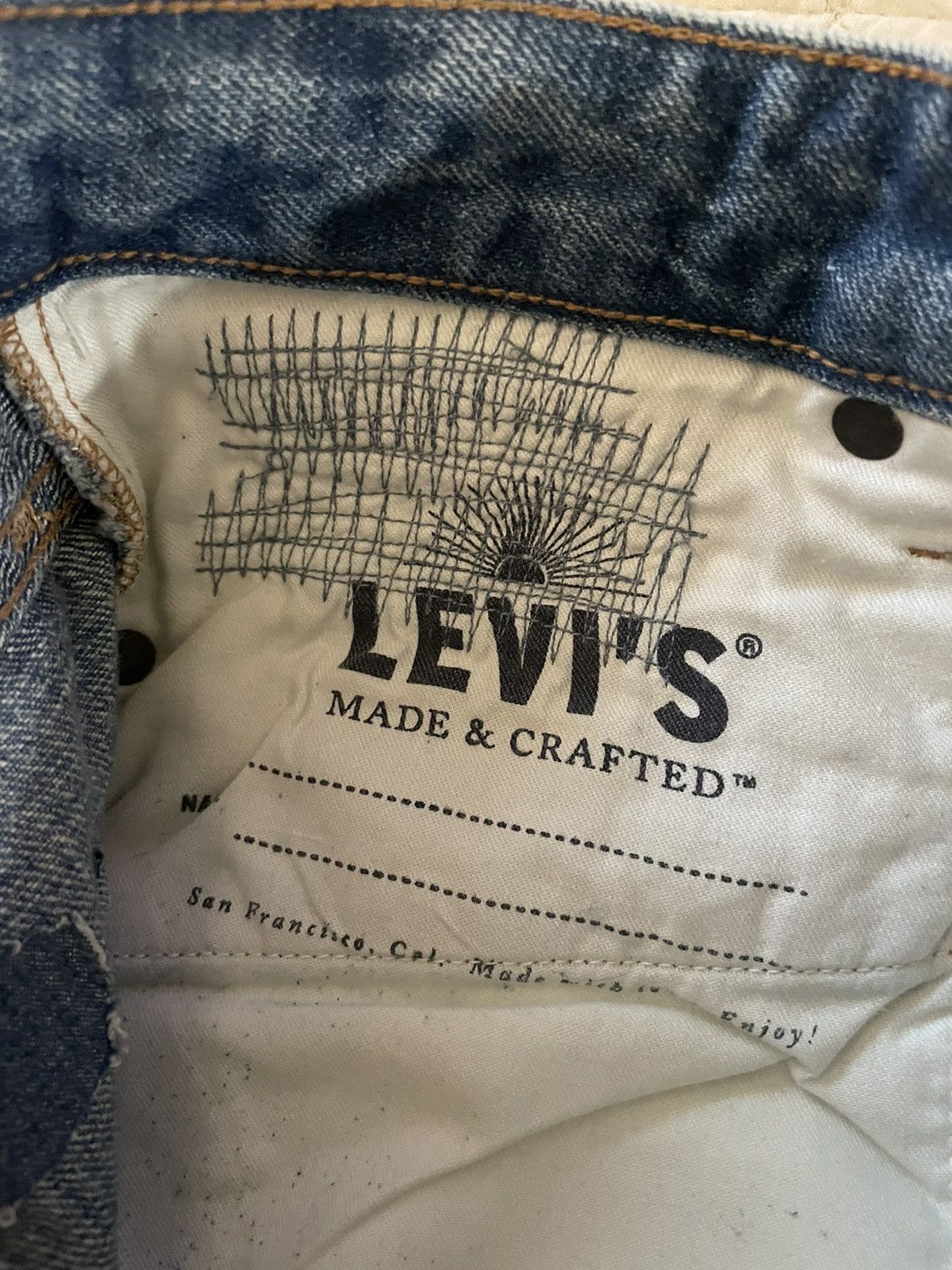 Levi's Made & Crafted DRAFT TAPER SELVEDGE JEAN Size US 32 / EU 48 - 10 Thumbnail