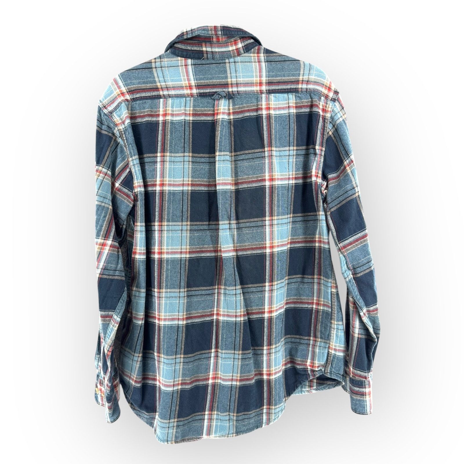 Eddie Bauer Eddie Bauer Favorite Classic Flannel Shirt Mens L Blue Plaid Size US L / EU 52-54 / 3 - 3 Thumbnail