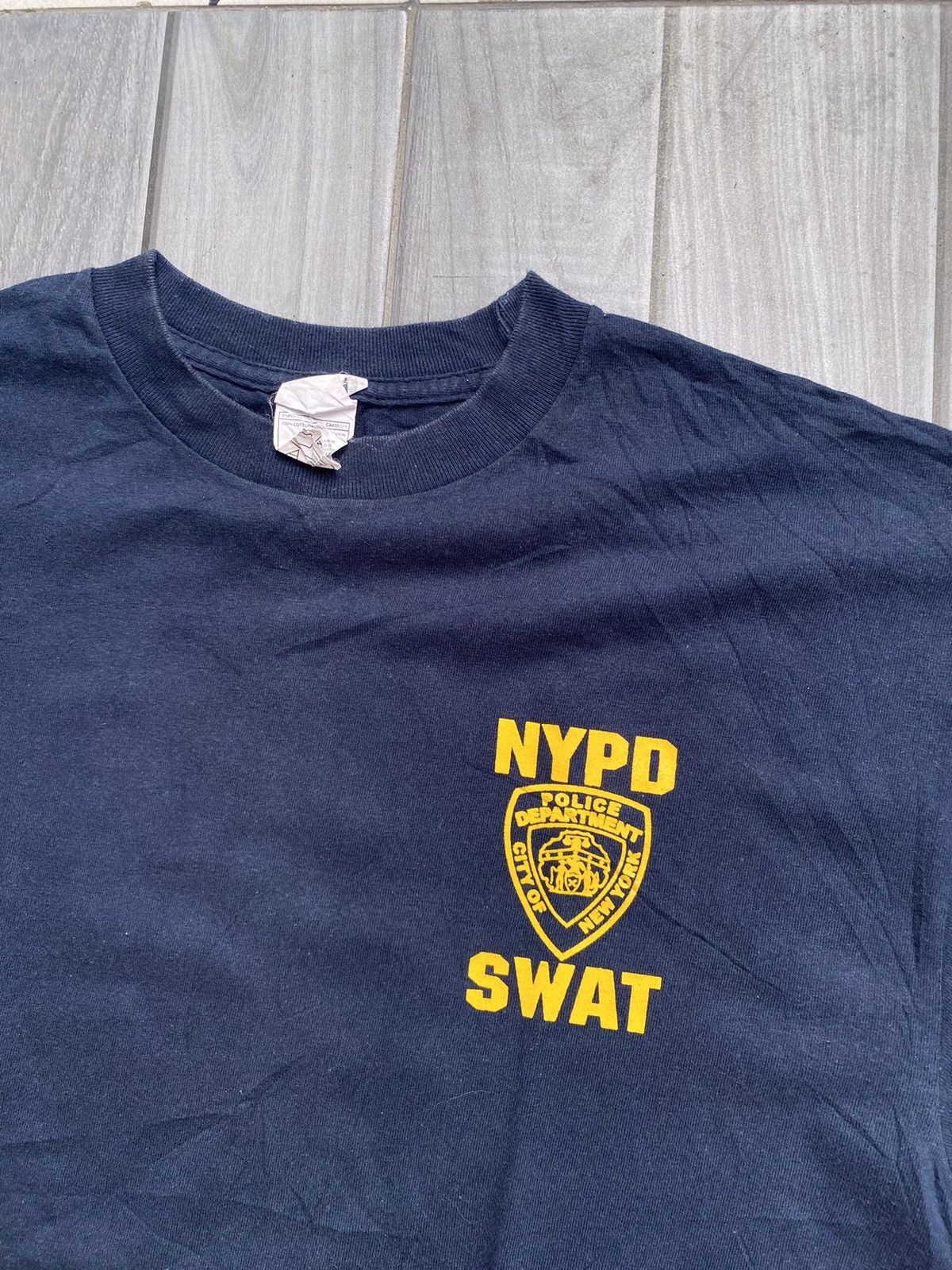 Alstyle × Vintage Vintage NYPD Newyork Police Department Swat Tee Size US M / EU 48-50 / 2 - 3 Thumbnail