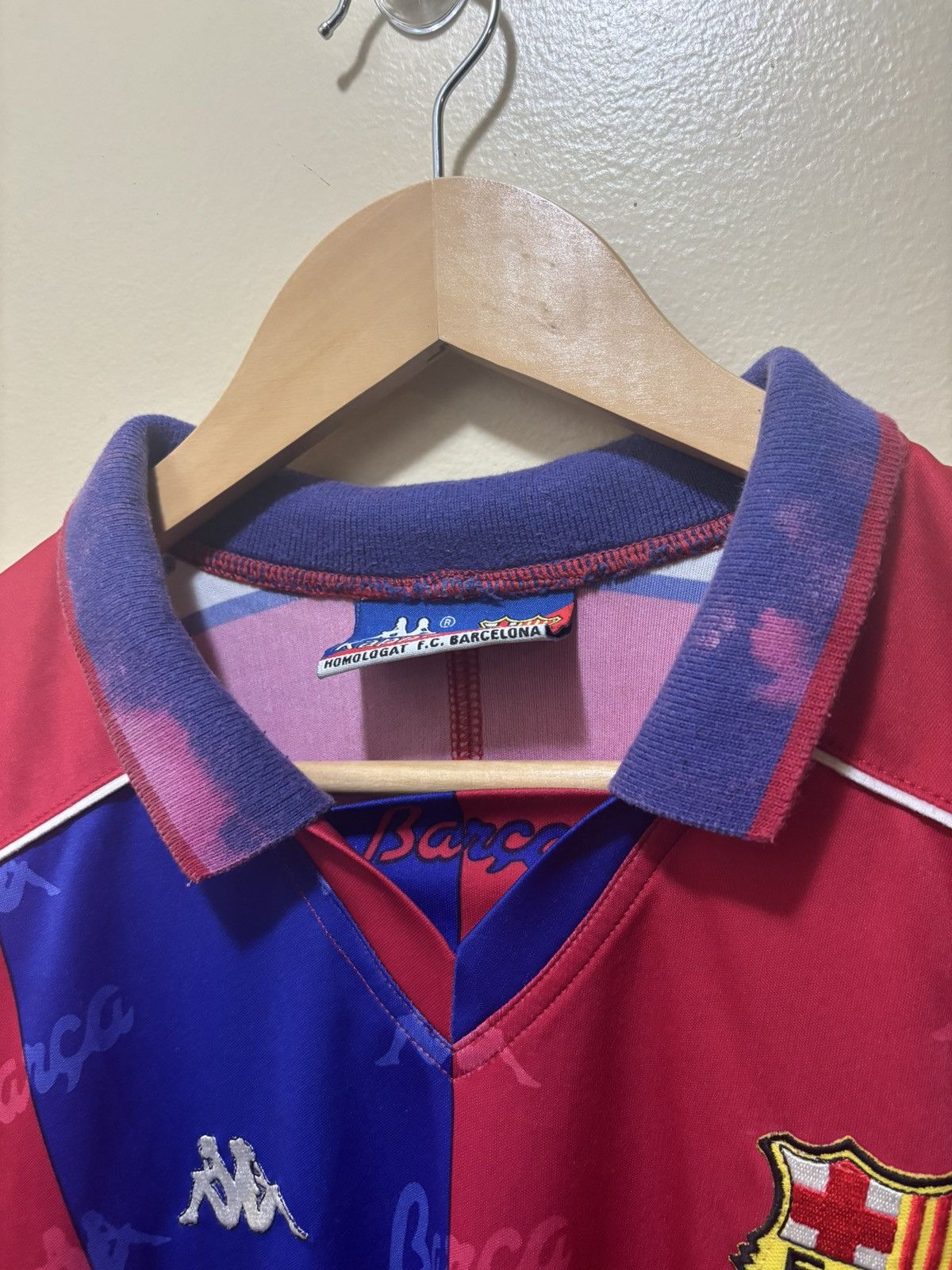 Kappa Fc barcelona 1992 Home jersey Size US L / EU 52-54 / 3 - 7 Thumbnail