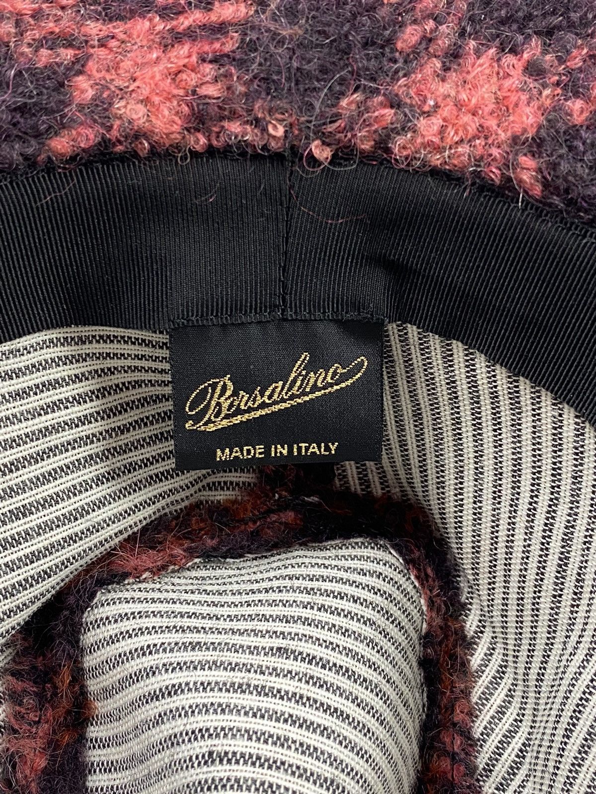 Borsalino Borsalino Wool Check Hat Size ONE SIZE - 9 Thumbnail
