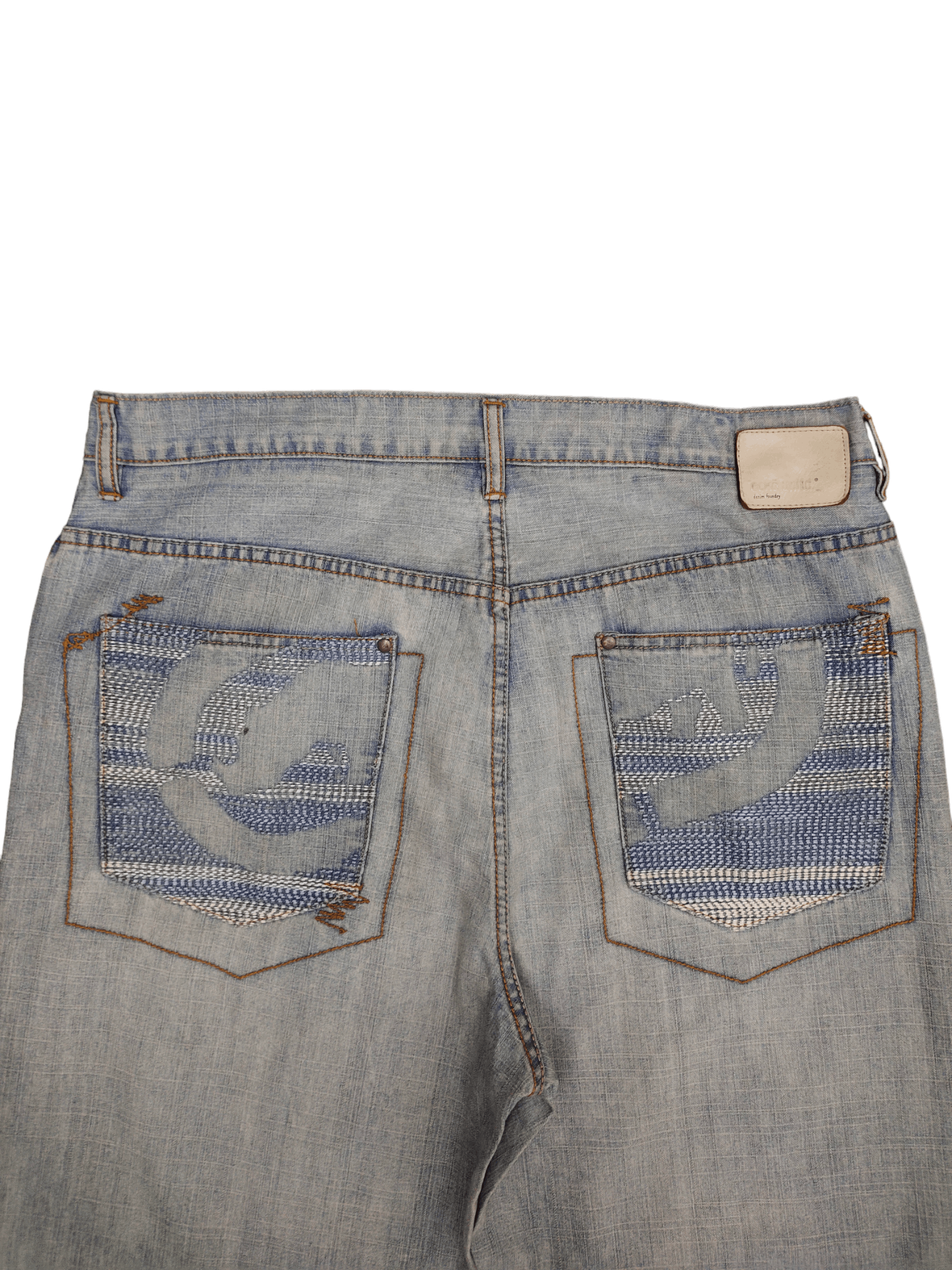 Ecko Unltd. Baggy Jeans Ecko Embroidered Pocket Denim Wide Y2k Jnco Size US 38 / EU 54 - 2 Thumbnail