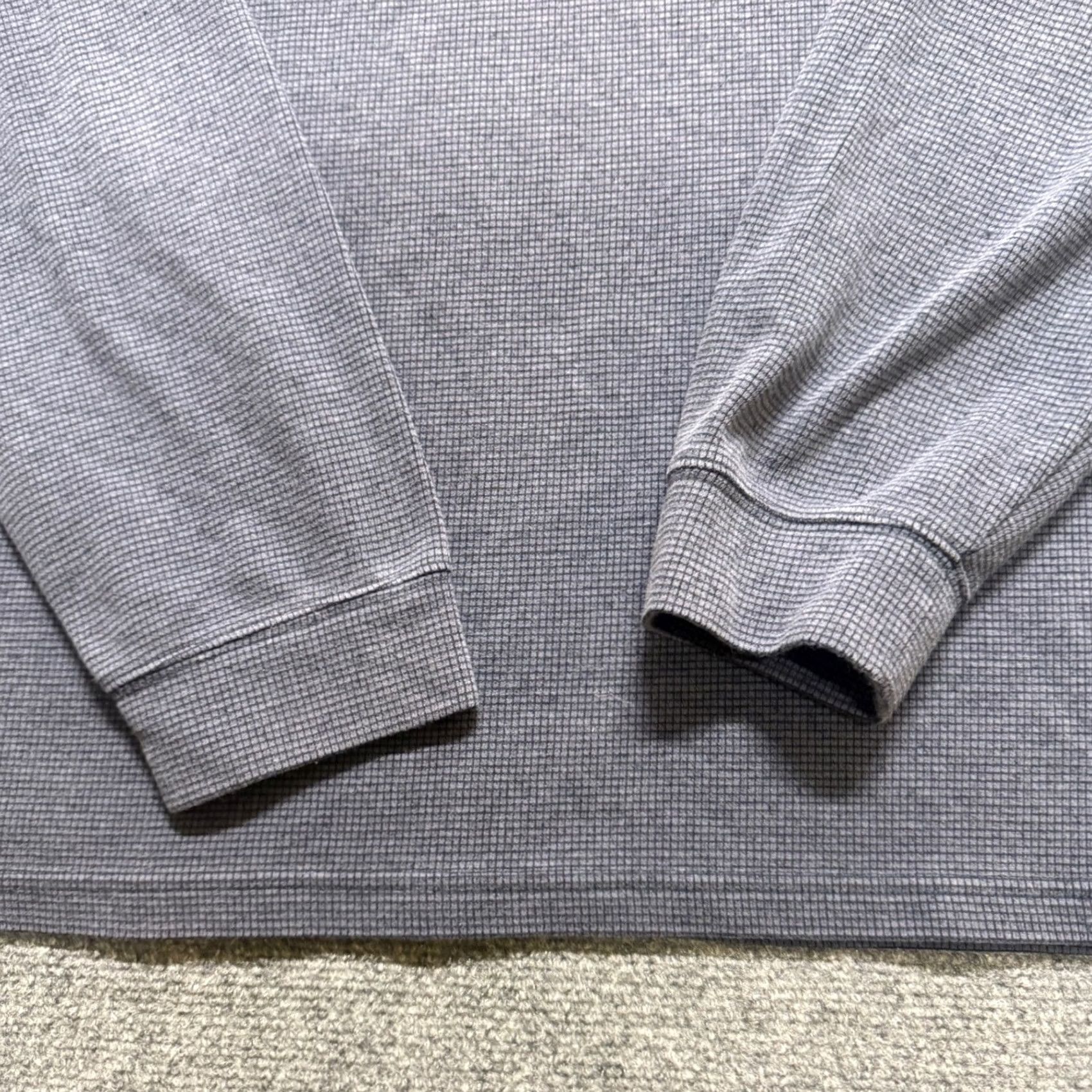 Vintage Y2K XG Sweatshirt Men XL Striped Cotton Pullover Thermal Blue Size US XL / EU 56 / 4 - 6 Thumbnail