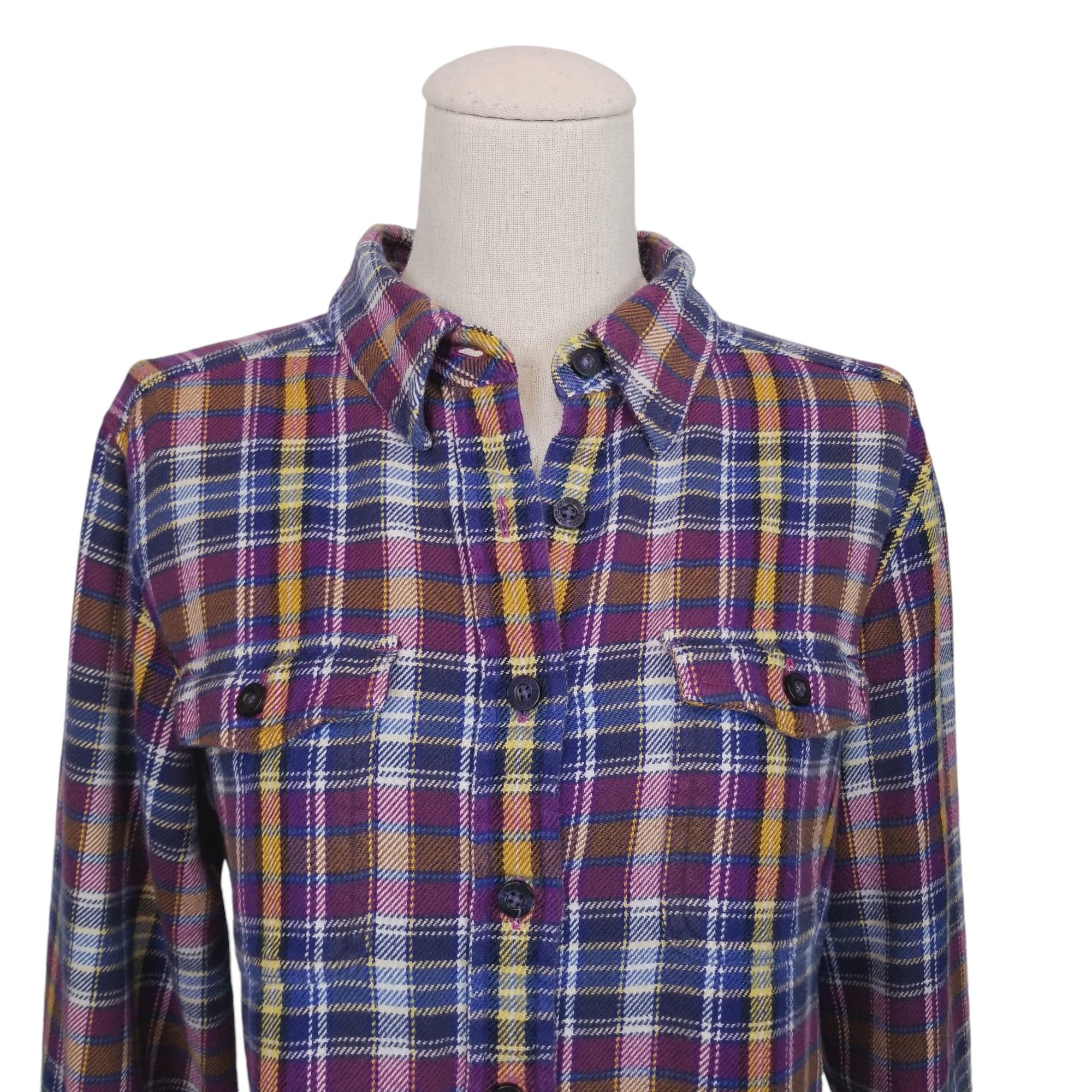Patagonia Organic Cotton Midweight Flannel Shirt Size M / US 6-8 / IT 42-44 - 2 Thumbnail