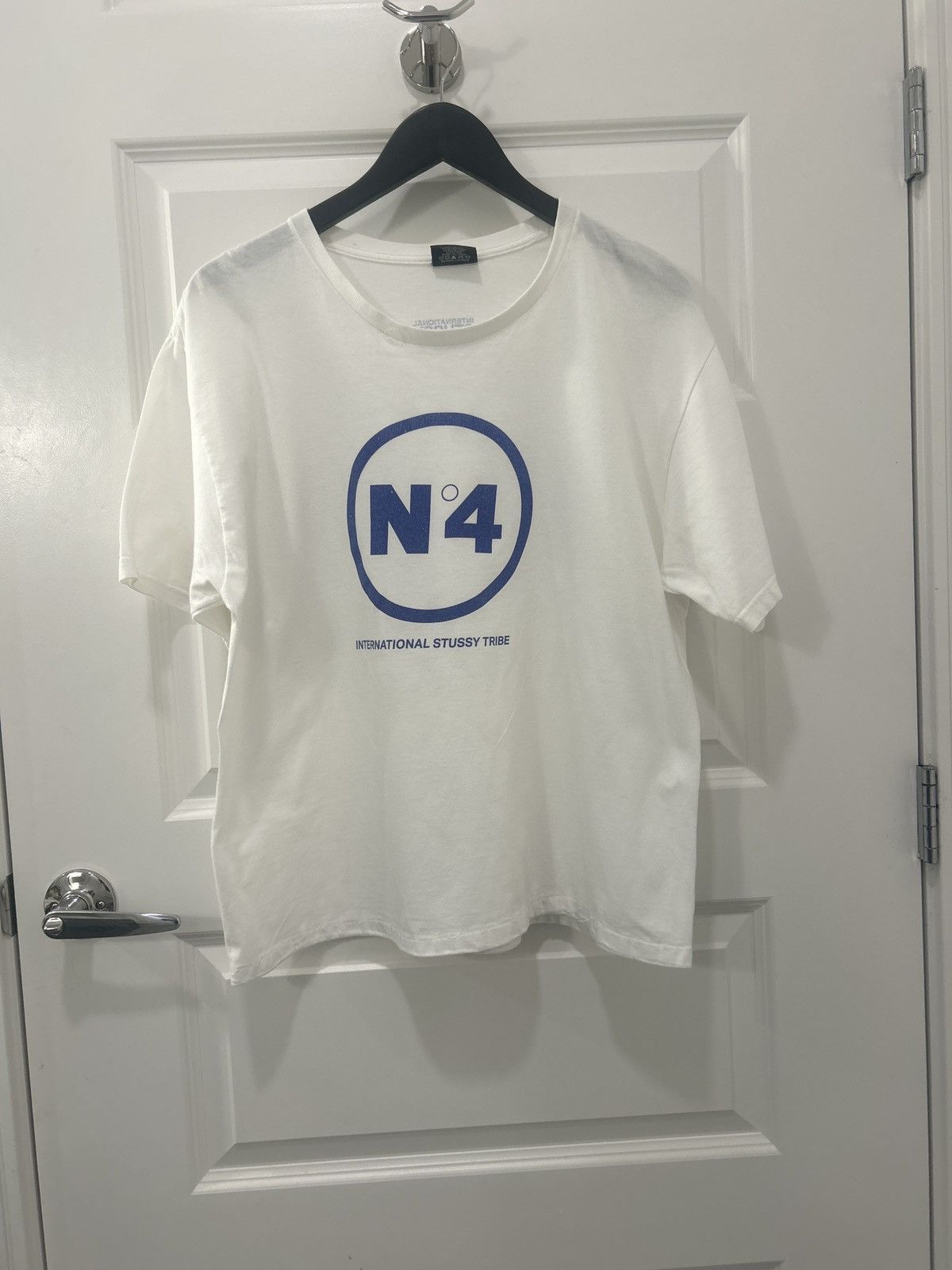 Stussy VINTAGE STUSSY Number 4 International Tribe Tee Size US L / EU 52-54 / 3 - 1 Thumbnail