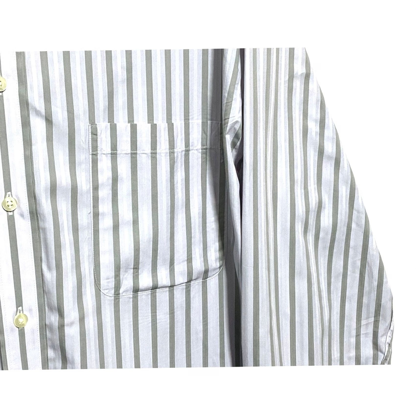 Roundtree & Yorke Roundtree & Yorke Shirt Men 2XT Striped Button Classic Preppy Office Career Work Size US XXL / EU 58 / 5 - 4 Thumbnail