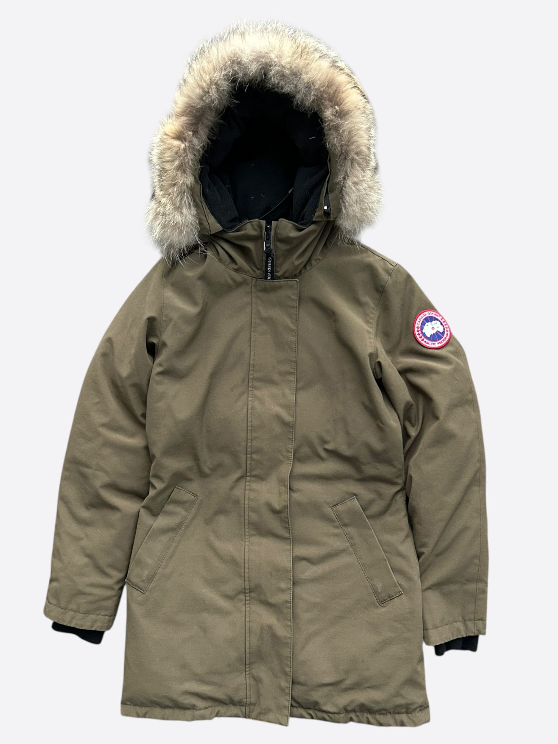 Canada Goose Canada Goose Military Green Victoria Women's Jacket Size XS / US 0-2 / IT 36-38 - 1 Thumbnail