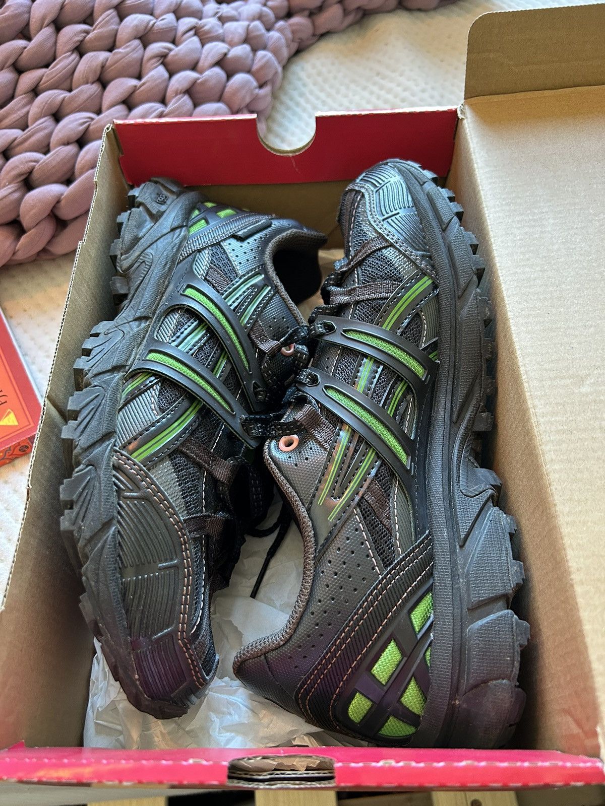 image of Andersson Bell X Gel Sonoma 15-50 Black/green Shoes, Men's (Size 8)
