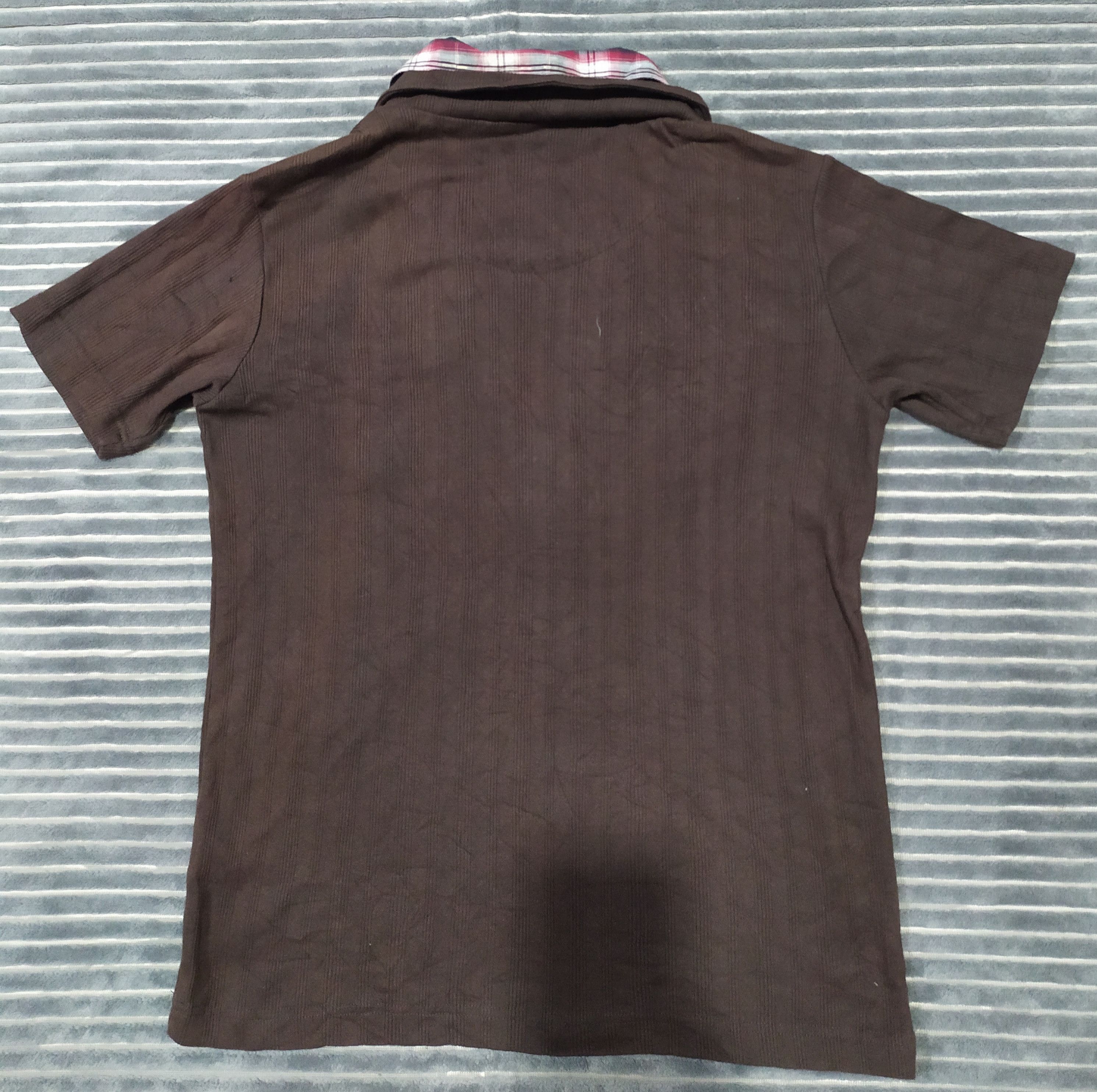 Beauty Beast vintage Y2k Japanese Oval Dice Double Layer Shirt Size US L / EU 52-54 / 3 - 5 Thumbnail