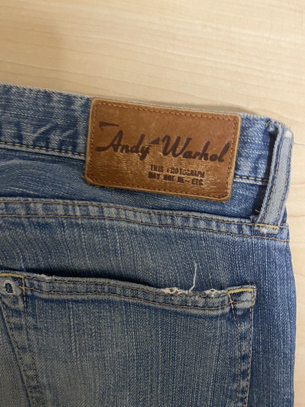 Andy Warhol Hysteric glamour x andy warhol denim 34 Size US 34 / EU 50 - 5 Thumbnail