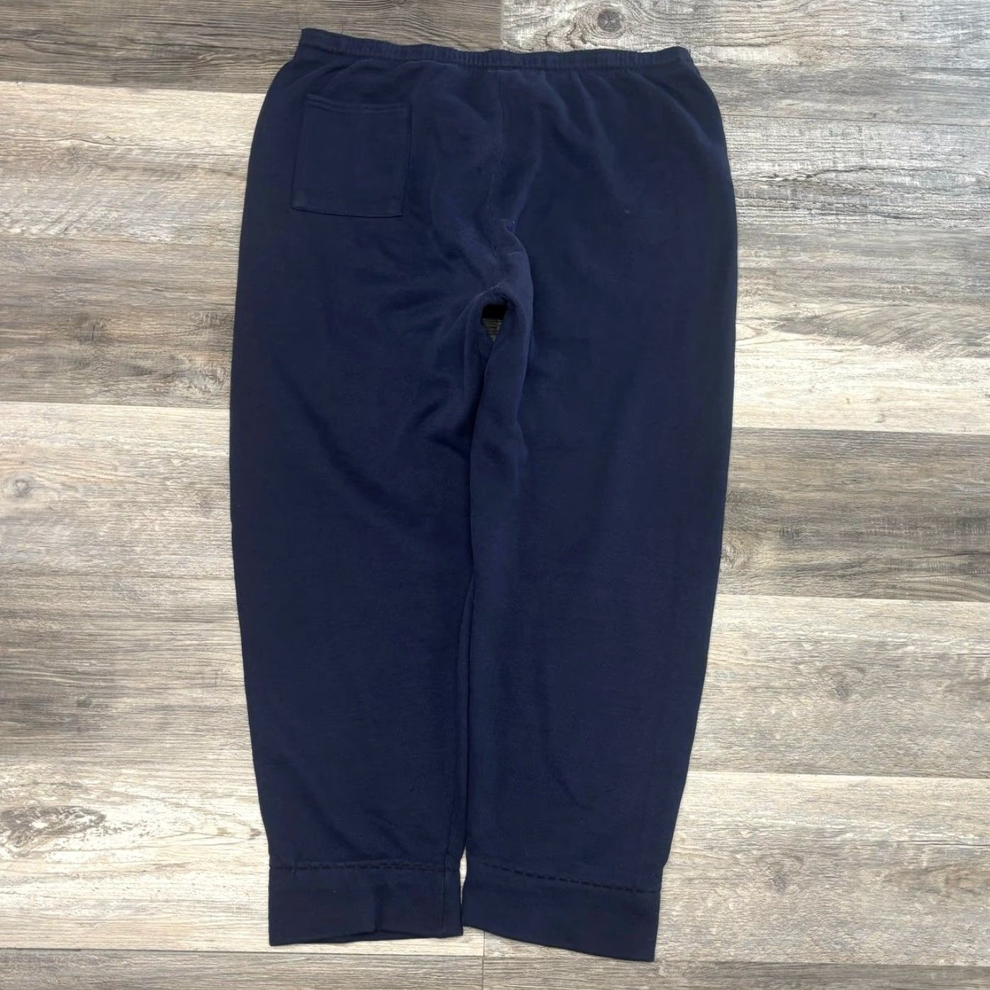 Nike VINTAGE Nike Blue Mens L Sweatpants Jogger USA Made Swoosh Spell Out Athleisure Sub-Brand Athletic Size US 33 - 3 Thumbnail