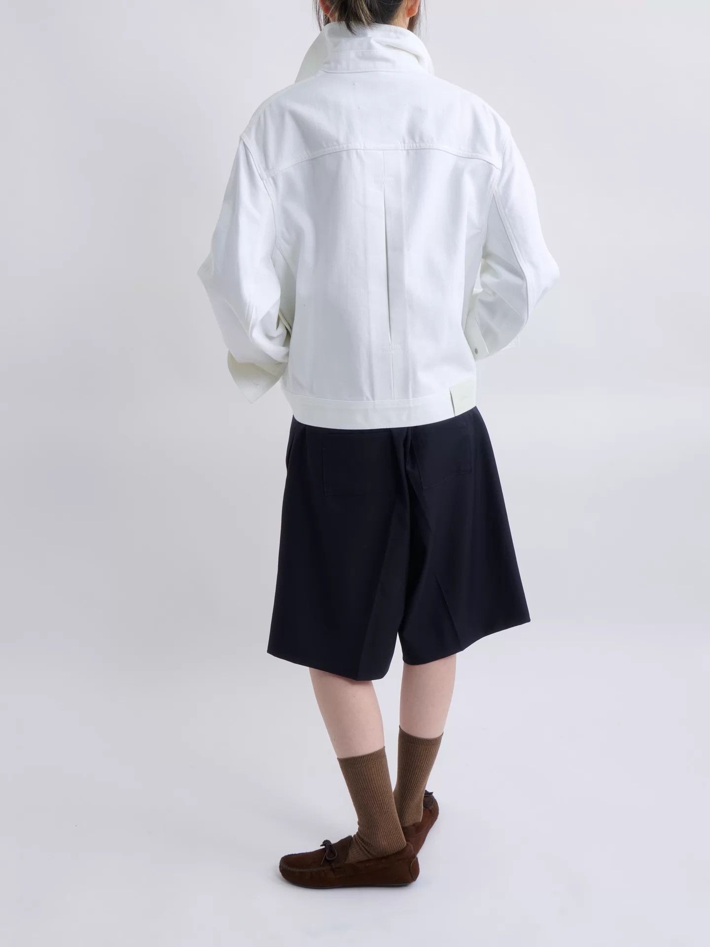 Studio Nicholson STUDIO NICHOLSON Type-1 White Unwashed Denim Jacket S1 Size S / US 4 / IT 40 - 6 Thumbnail