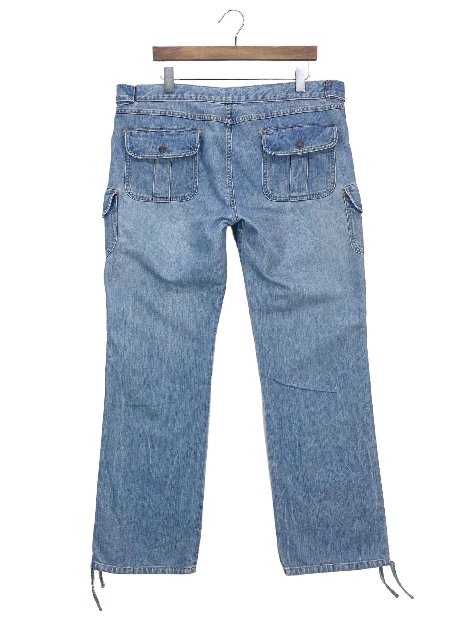 Old Navy Old Navy Cargo Denim Pants Workwear Size US 39 - 2 Thumbnail
