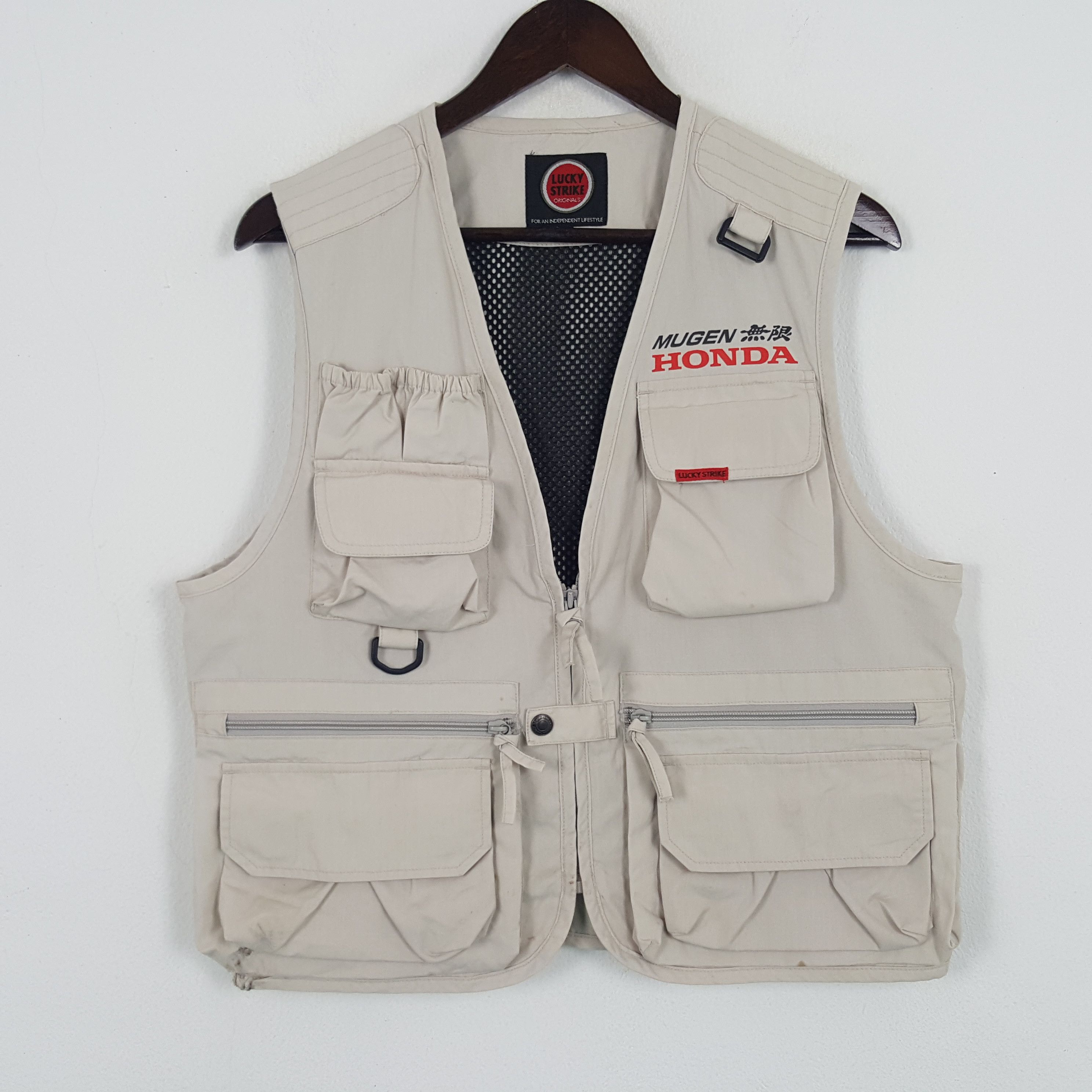 Honda × Vintage Vintage Lucky Strike x Custom Art Mugen Honda Jacket Vest Size US M / EU 48-50 / 2 - 1 Thumbnail