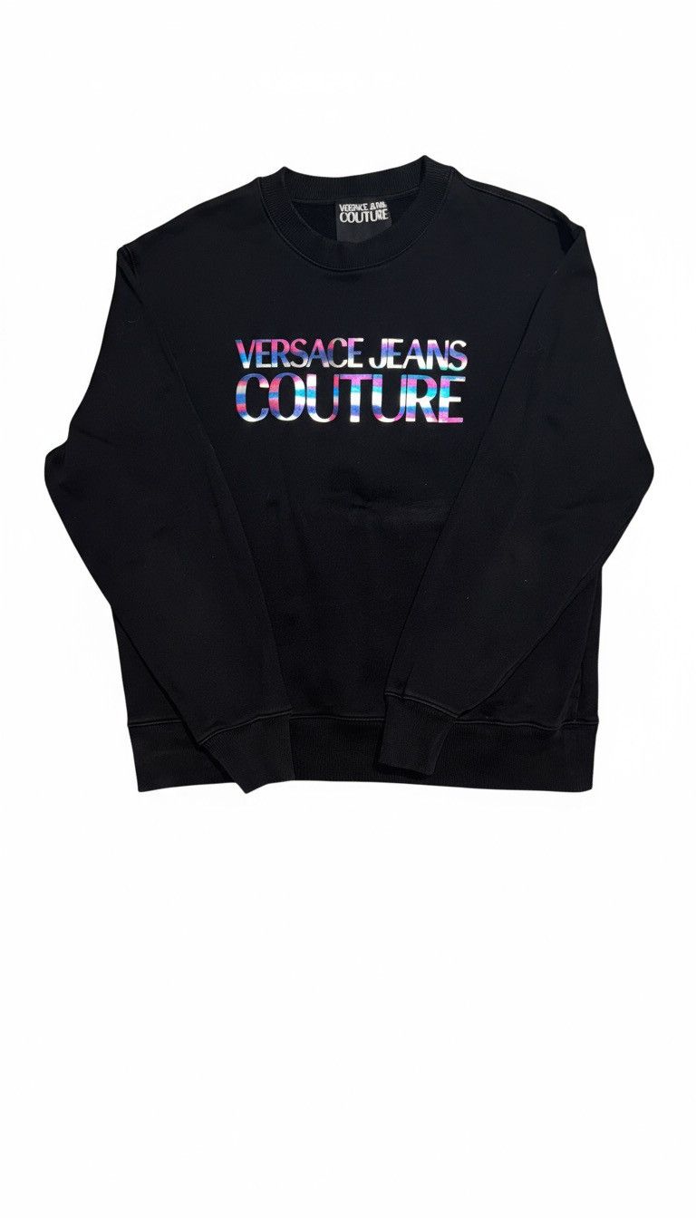 Versace VERSACE JEANS COUTURE LOGO SWEATSHIRT-BLACK. Size US XXL / EU 58 / 5 - 1 Thumbnail