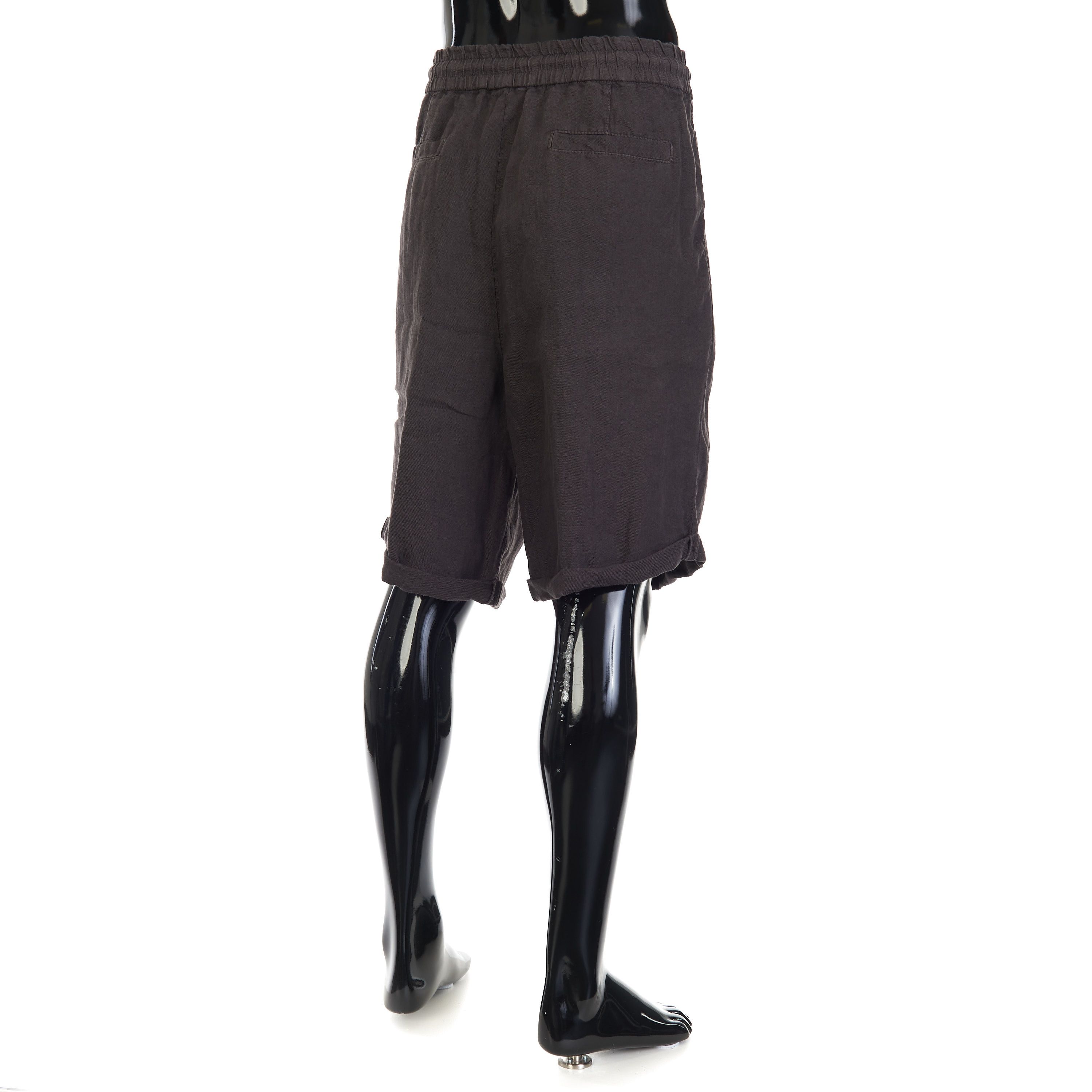 Brunello Cucinelli Linen Bermuda Shorts - Drawstring, Double Pleats Size US 40 / EU 56 - 5 Thumbnail