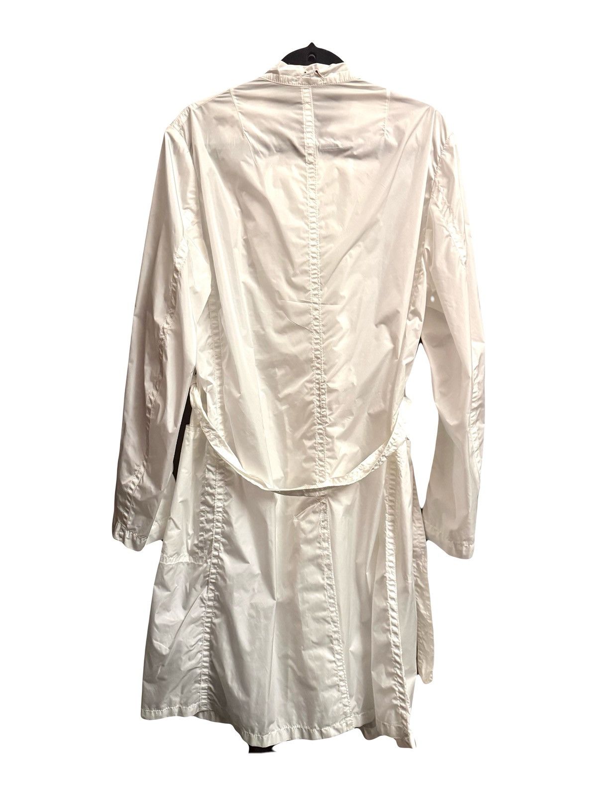 Dries Van Noten dries van noten asymmetrical white rain coat M Size US M / EU 48-50 / 2 - 4 Thumbnail