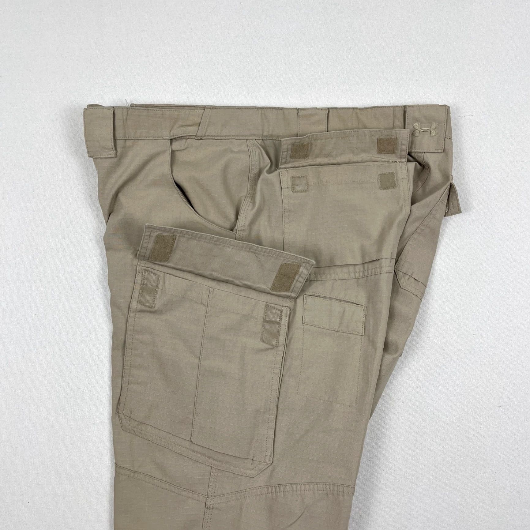 Under Armour Under Armour Tactical Cargo Pants Mens 36 x 27 Brown Ripstop Utility Cargo Pants Brown Under Armour 1230536 Size US 36 / EU 52 - 3 Thumbnail