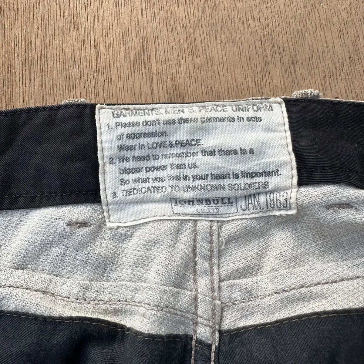 Garment Project × Japanese Brand × Vintage SICKS💥VINTAGE JOHNBULL W34L32 DONUT BUTTON HEMP COTTON PANT Size US 34 / EU 50 - 8 Thumbnail