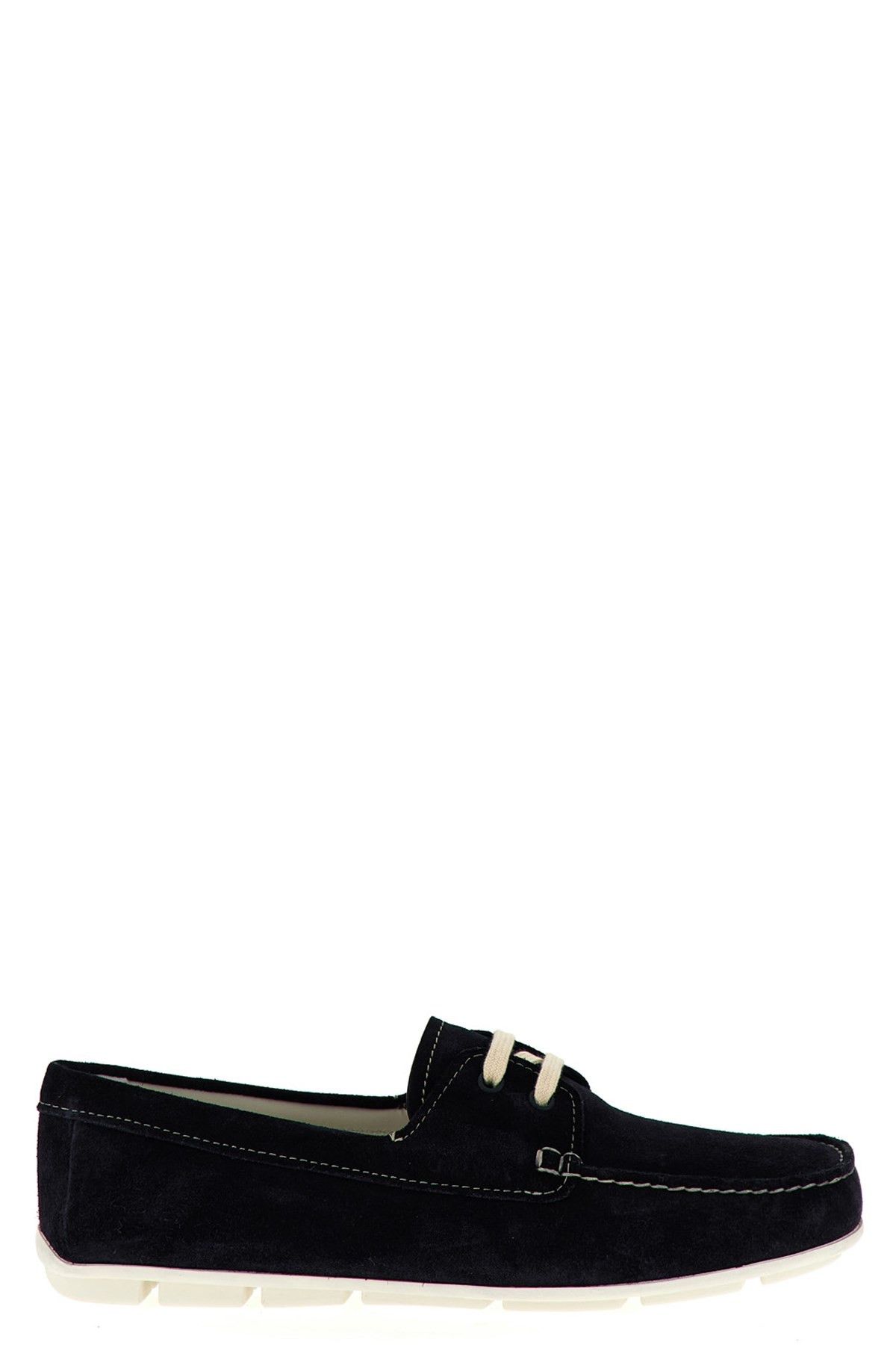 image of Prada 'driver' Loafers in Blue, Women's (Size 8)