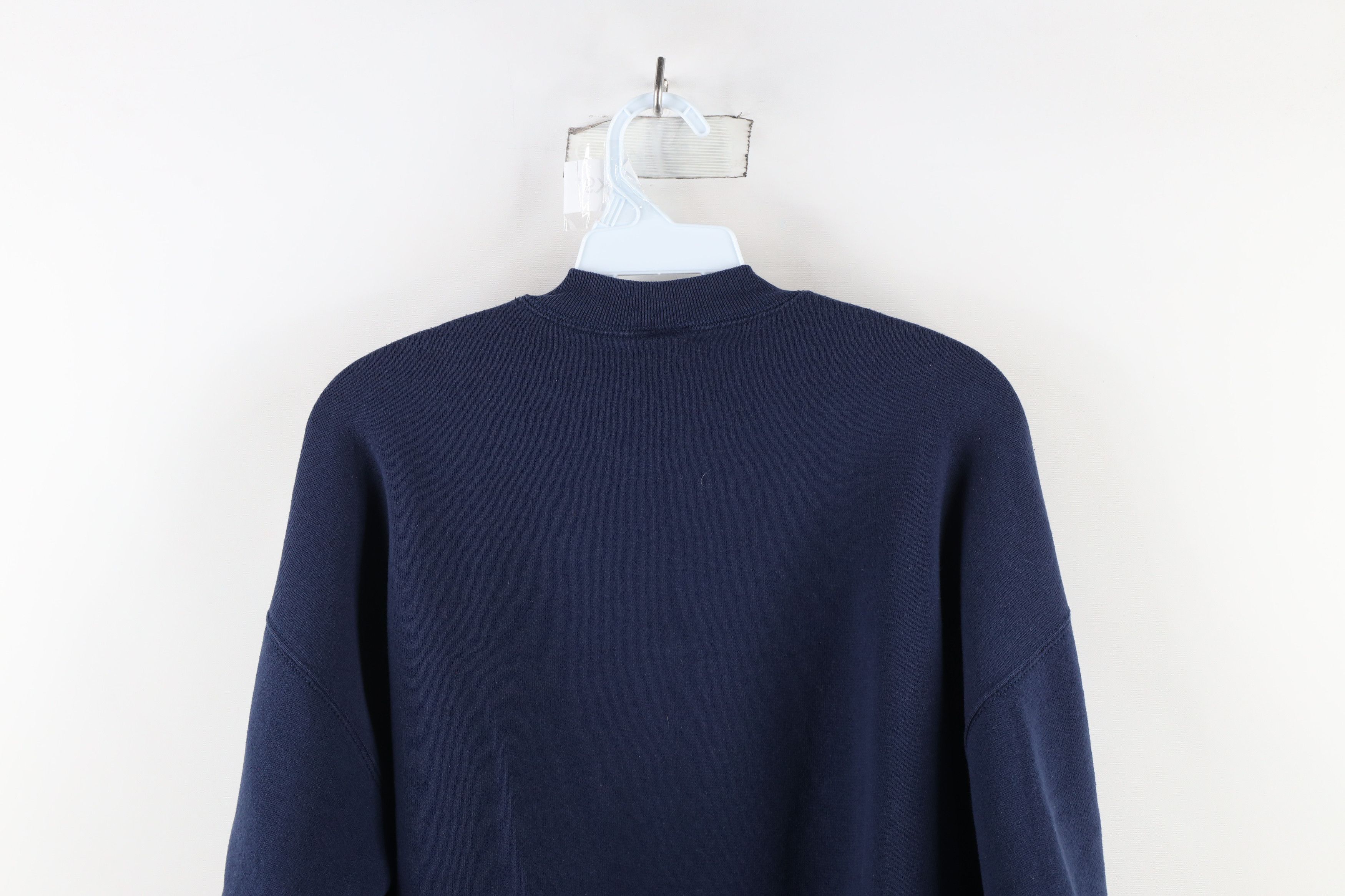 Vintage Vintage 90s Streetwear Dog Puppy Crewneck Sweatshirt Blue Size L / US 10 / IT 46 - 9 Thumbnail