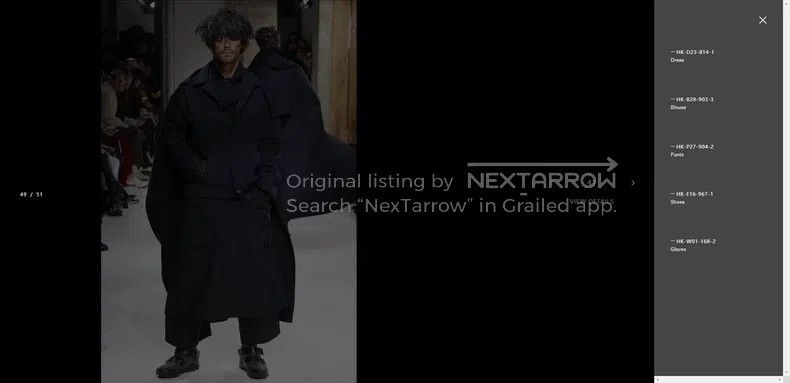 Yohji Yamamoto Yohji Yamamoto Black and Gray Signature Embroidered Gloves Size ONE SIZE - 7 Thumbnail