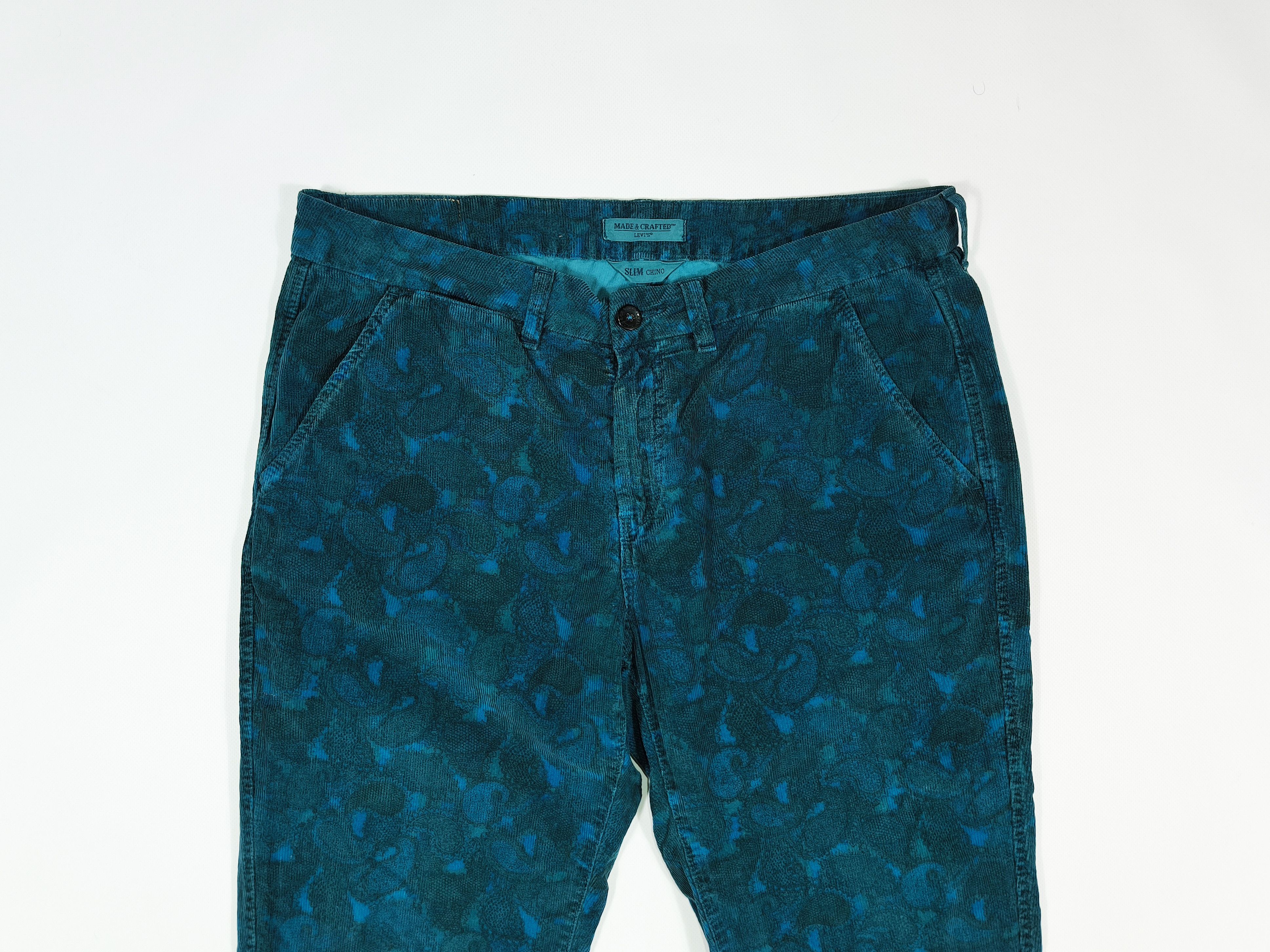 Levi's Made & Crafted Levis Made & Crafted Corduroy Paisley Pattern Pants Size US 32 / EU 48 - 2 Thumbnail