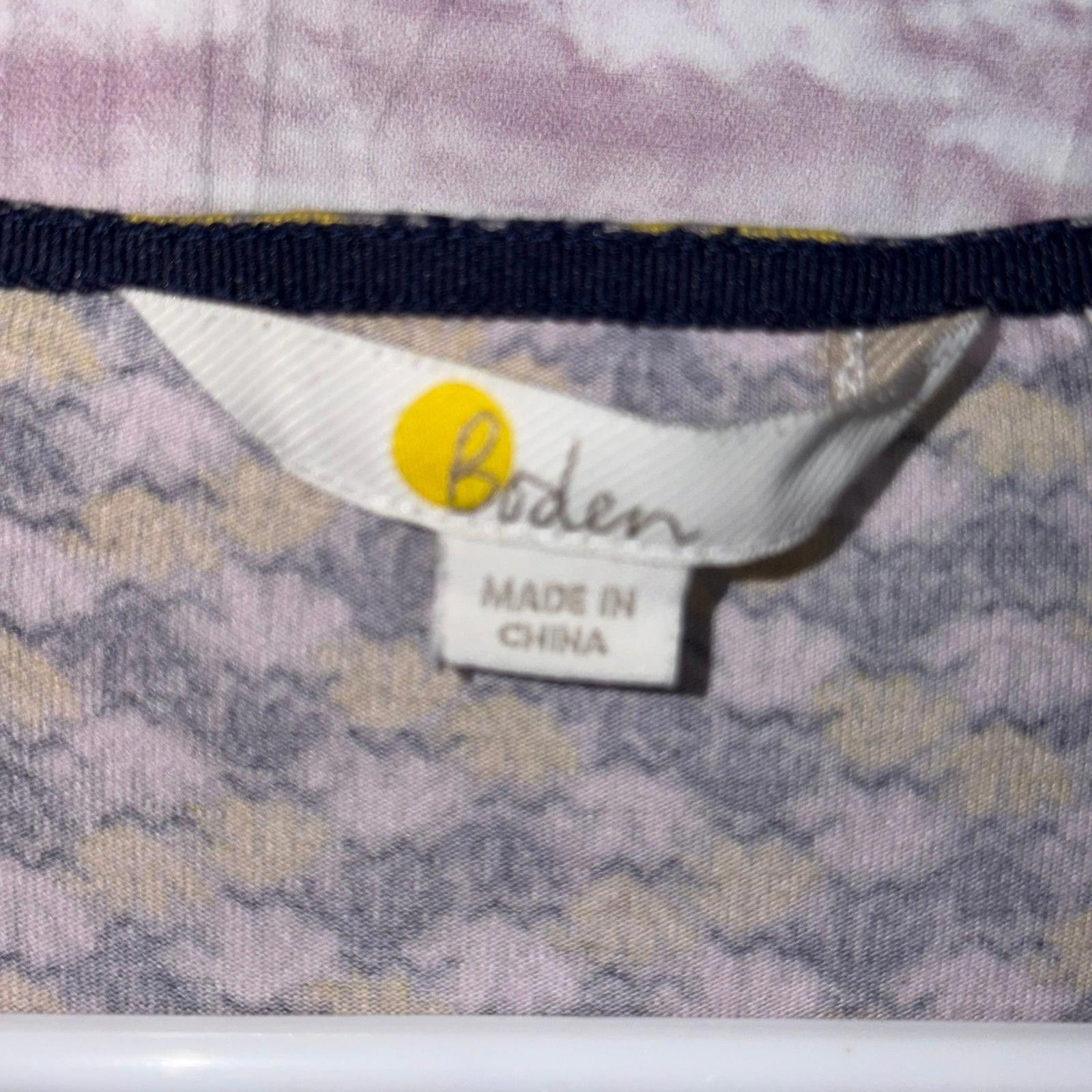 Boden Boden Women’s Size 6 Long Sleeve Patterned Dress Size S / US 4 / IT 40 - 8 Thumbnail