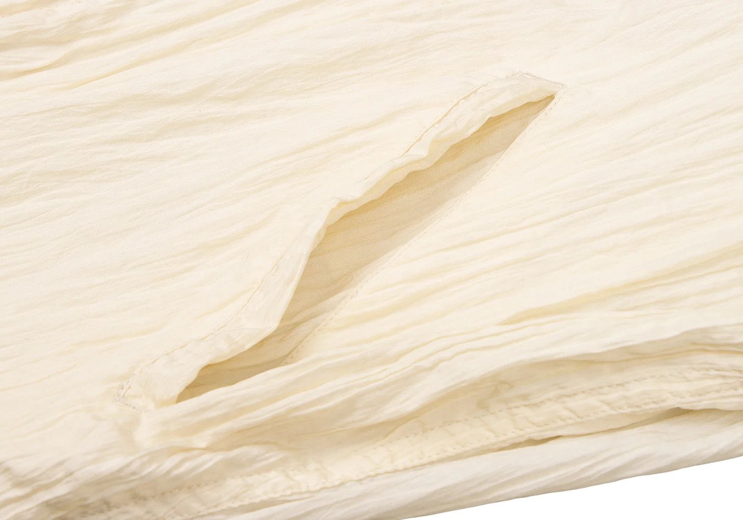 Issey Miyake Wrinkled Pleats Blouson in Cream M Size US M / EU 48-50 / 2 - 12 Thumbnail