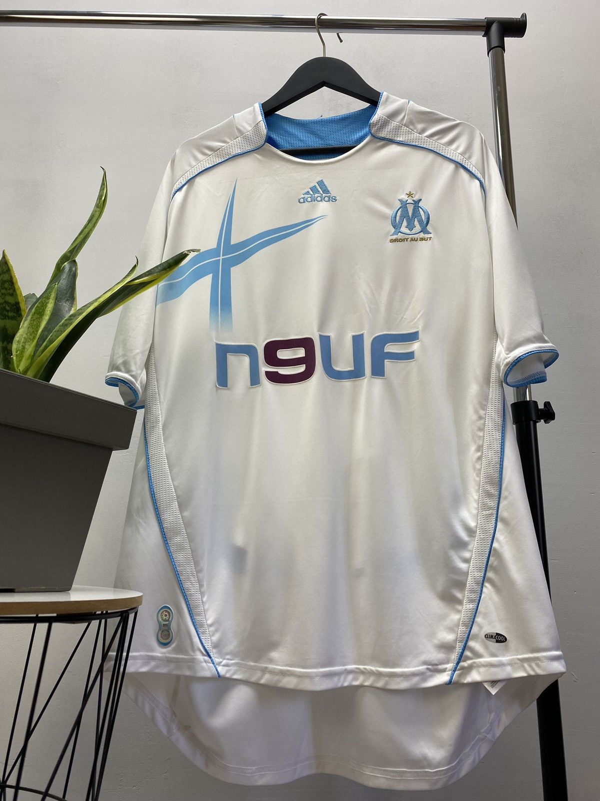 Adidas × Vintage Nasri #22 Olympique Marseille 2007 2008 Soccer Jersey Size US XXL / EU 58 / 5 - 25 Thumbnail