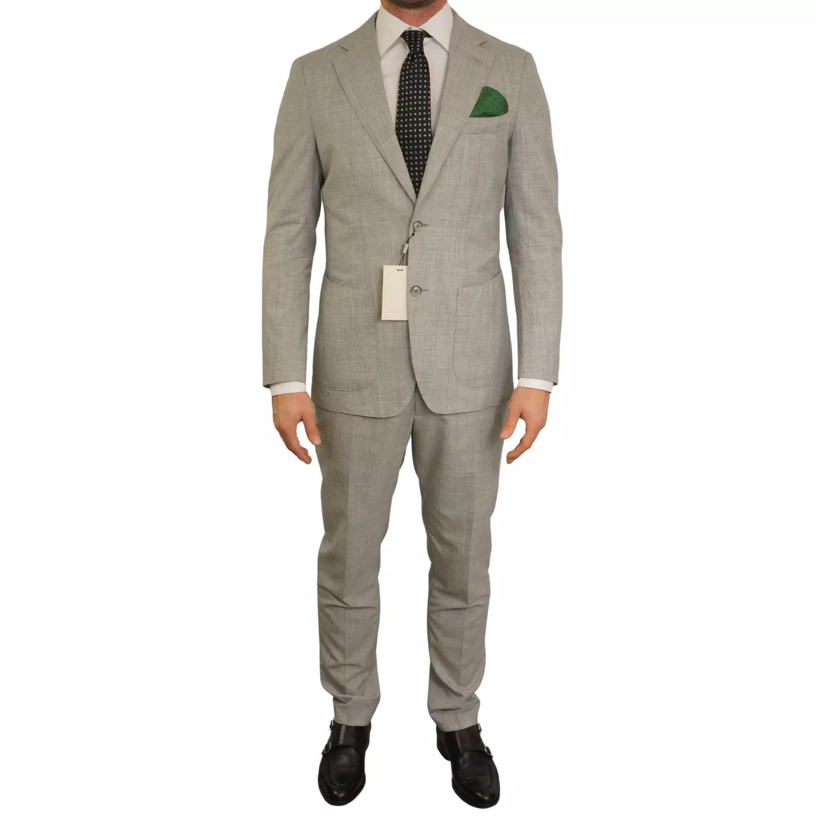 Men Suitsupply Suit Havana Patch HL Grey Pure Wool UK/US38