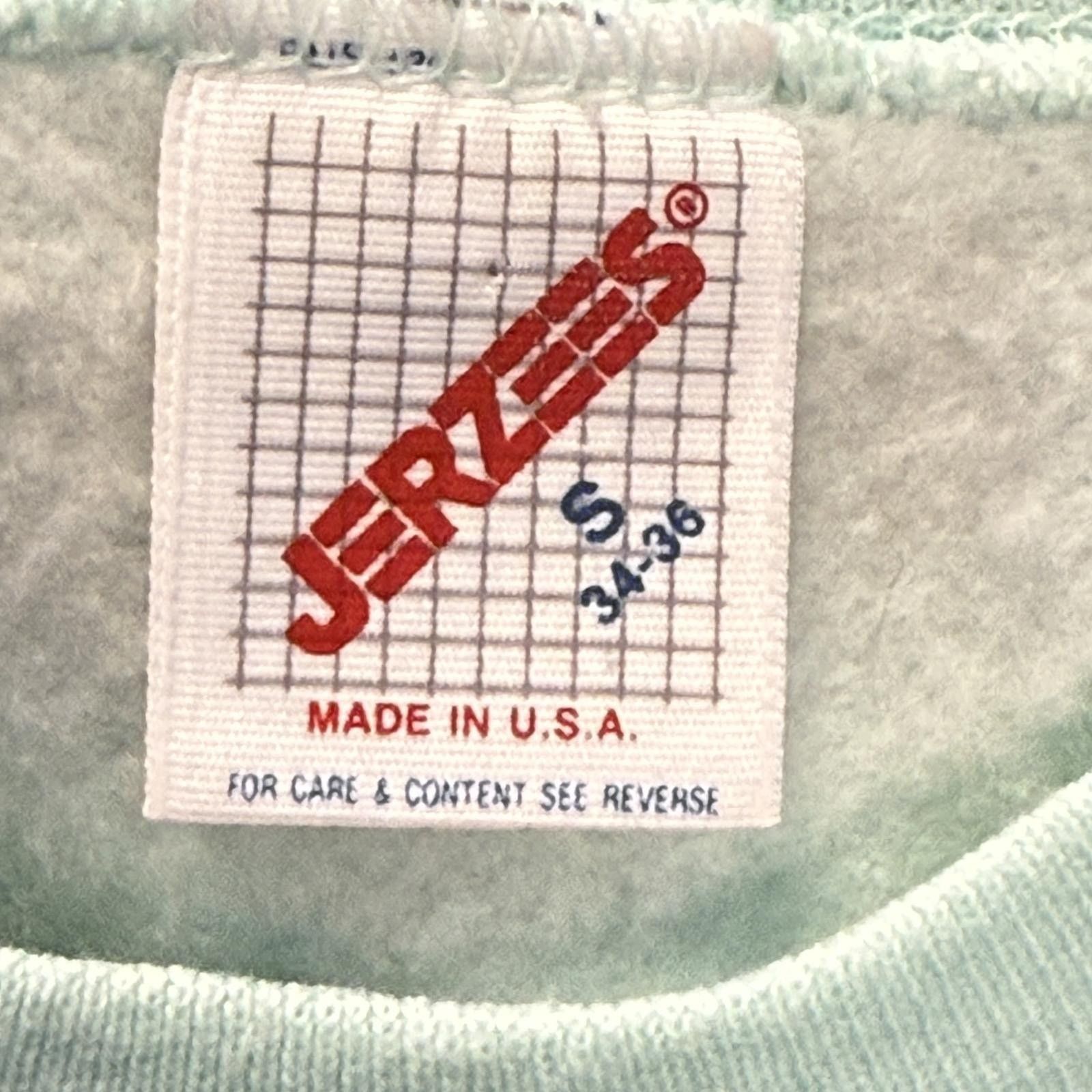 Jerzees Vtg Jerzees Crewneck Small Mint Green 99 Years Young Size US S / EU 44-46 / 1 - 3 Thumbnail