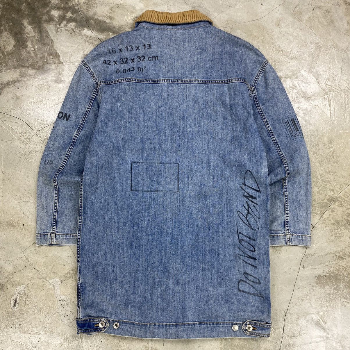 Moschino FW17 Cardboard Couture Denim Jacket Size L / US 10 / IT 46 - 12 Thumbnail