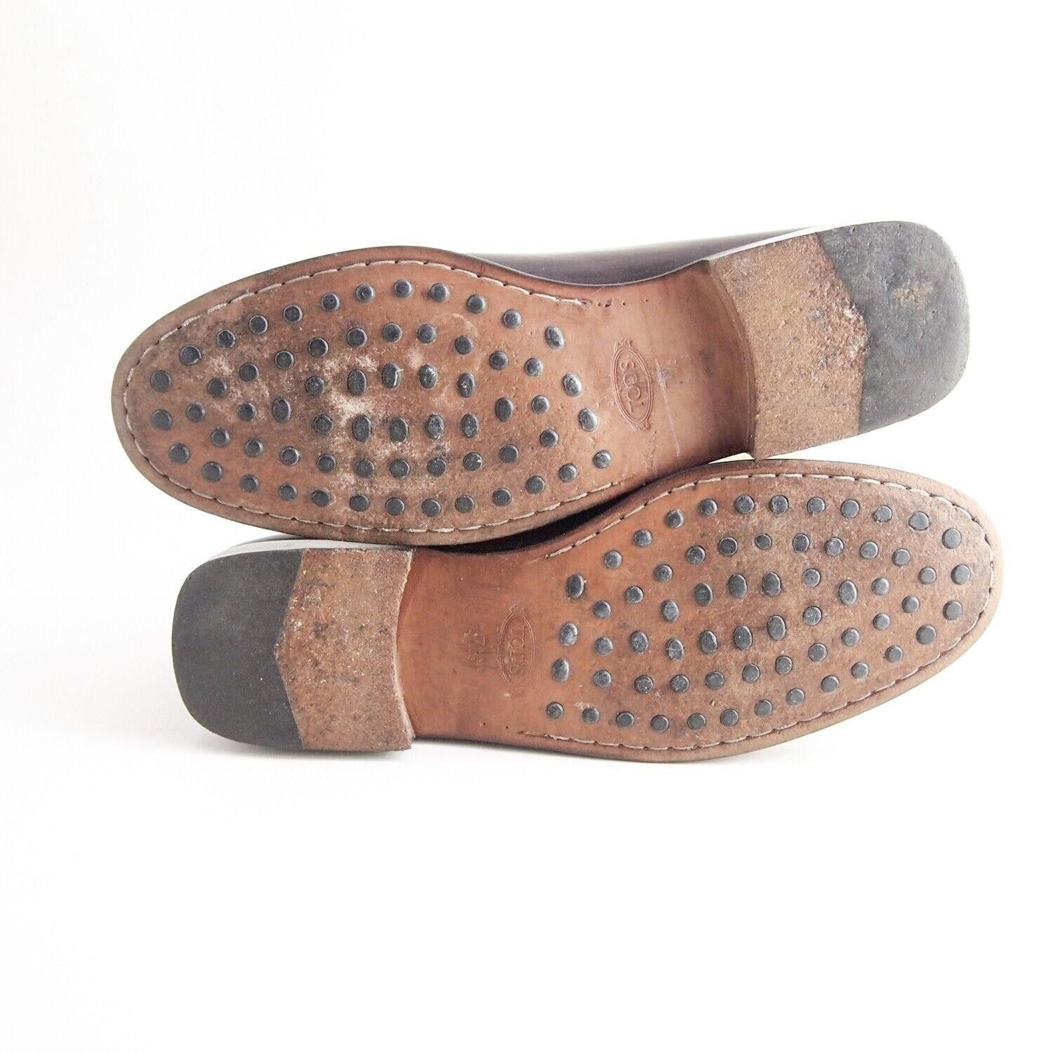 Tod's Tod's Penny Loafers Brown Leather Mens EU 41.5 US 8.5 $520 Size US 8.5 / EU 41-42 - 7 Thumbnail