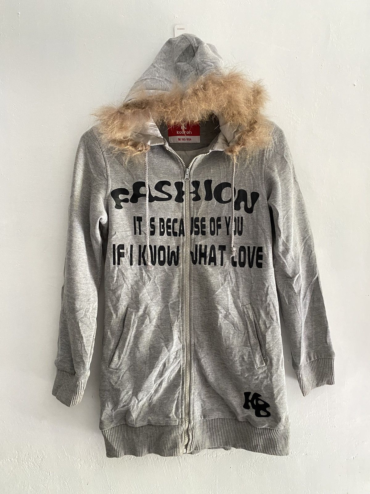 Le Grande Bleu (L.G.B.) Japanese kobron faux fur hoodie Size US M / EU 48-50 / 2 - 1 Thumbnail