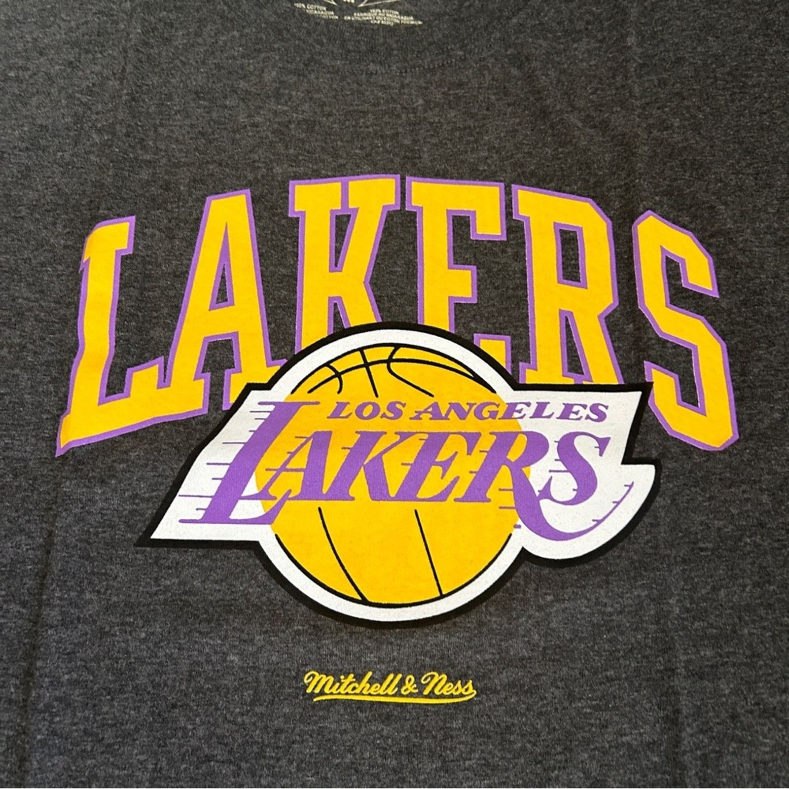 Mitchell & Ness NEW Mitchell & Ness NBA Los Angeles lakers dark gray shirt M Size US M / EU 48-50 / 2 - 7 Thumbnail