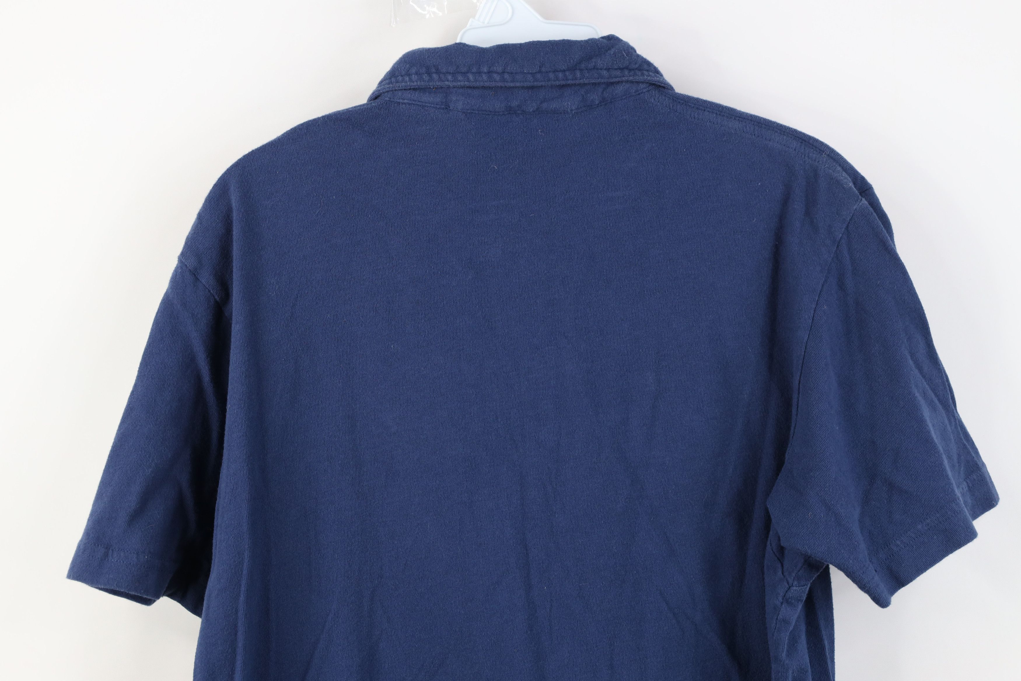Abercrombie & Fitch Vintage 90s Y2K Abercrombie & Fitch Knit Polo Shirt Blue Size US XL / EU 56 / 4 - 14 Thumbnail