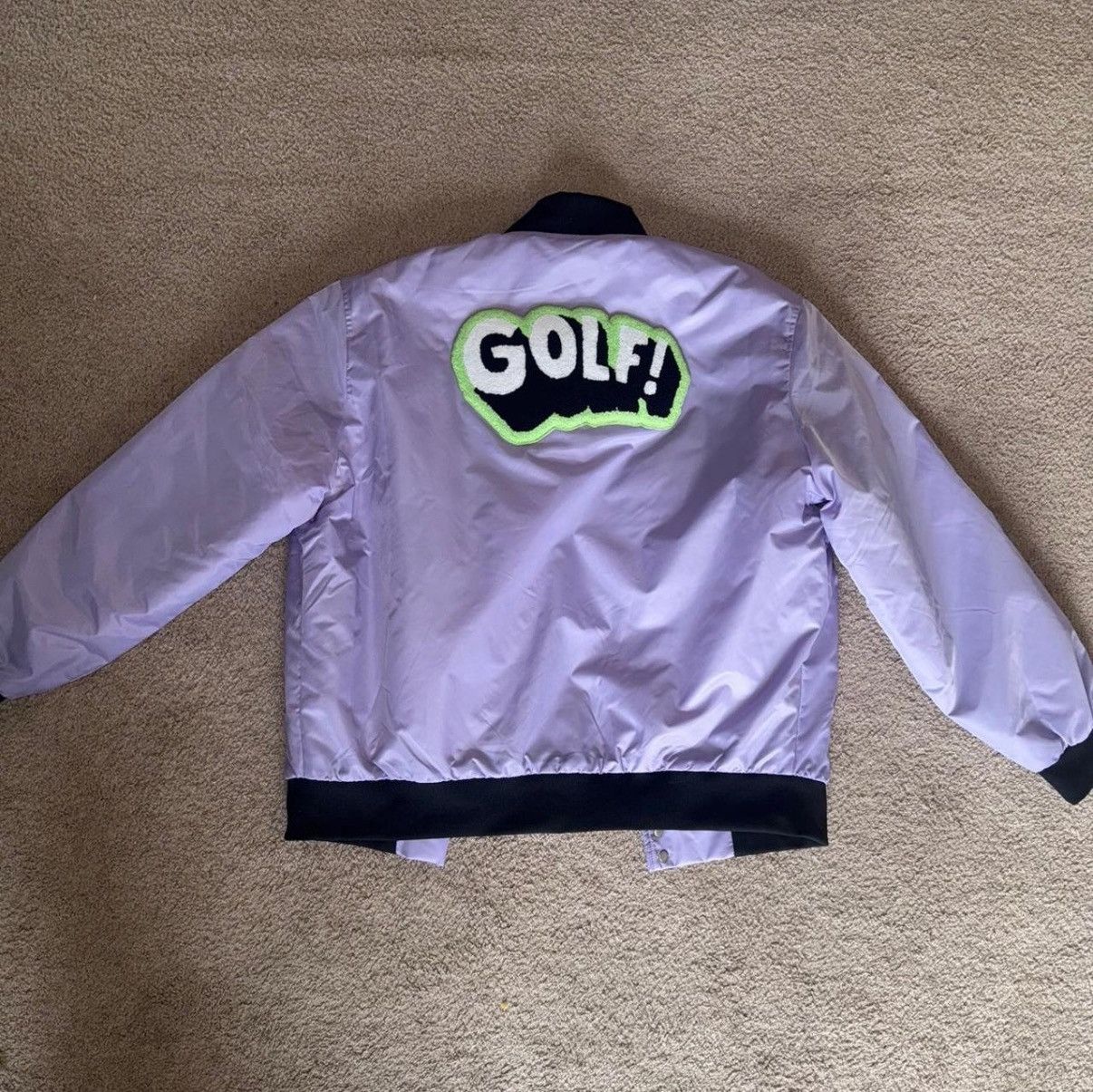 Golf Wang Golf Wang Wham Purple Bomber Jacket Size US XL / EU 56 / 4 - 4 Thumbnail
