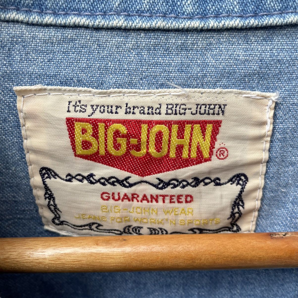 Big John 🔥Vintage Big John Stoned Washed 4 Pocket Chore Denim Jacket Size US S / EU 44-46 / 1 - 10 Thumbnail
